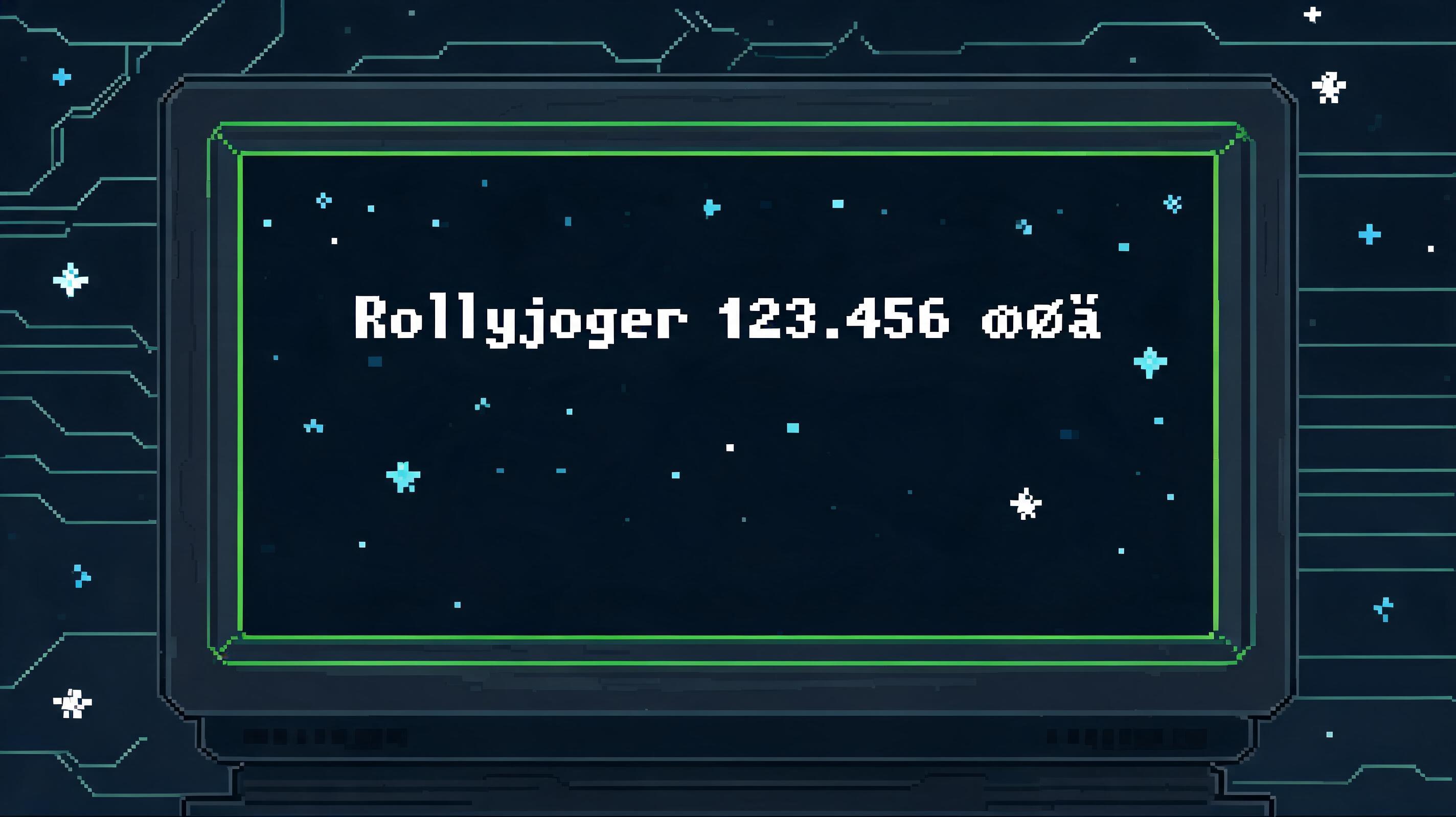 "Rollyjoger 123.456 æøå" —  | AI Text Effect Generator