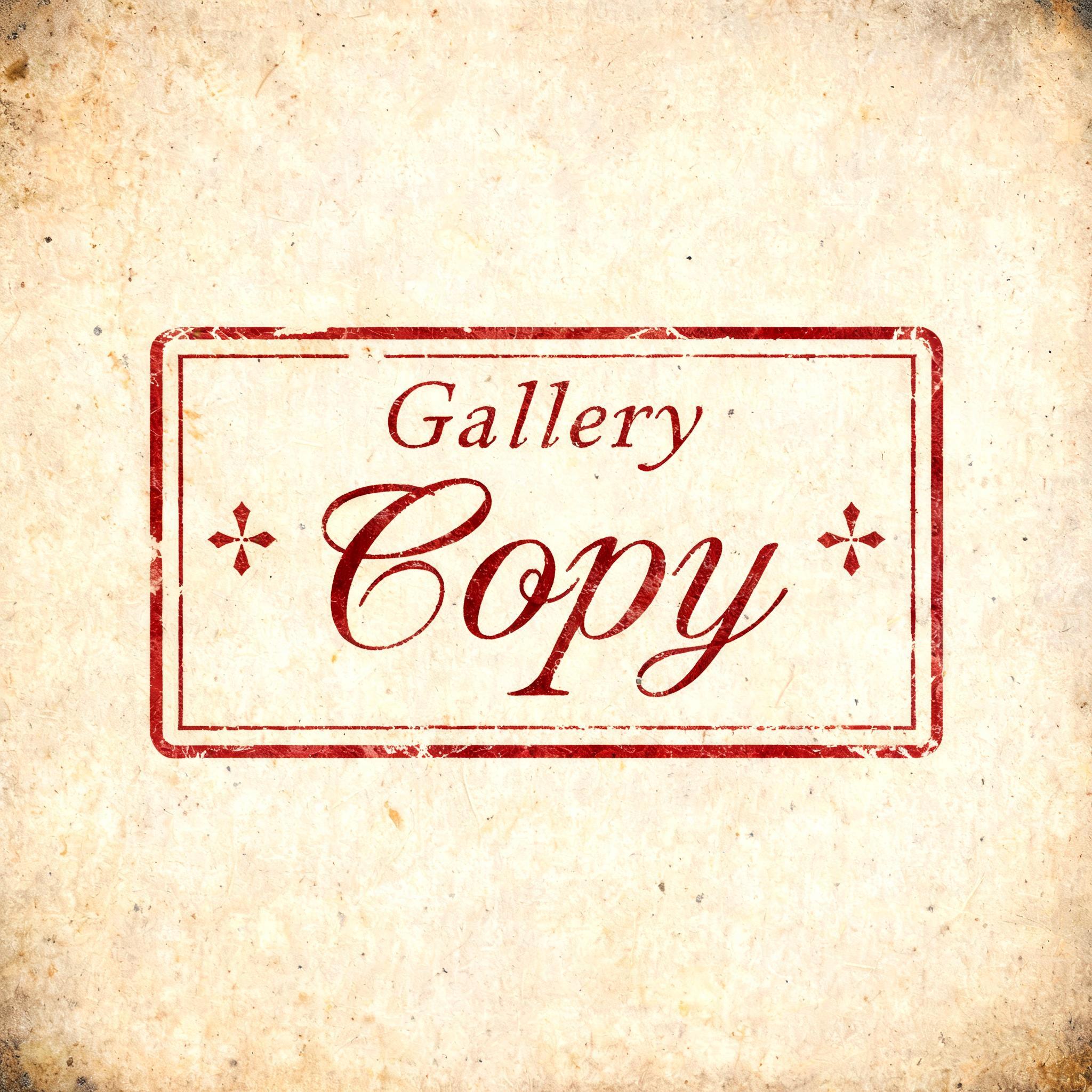 "Gallery Copy" — Vintage | AI Text Effect Generator