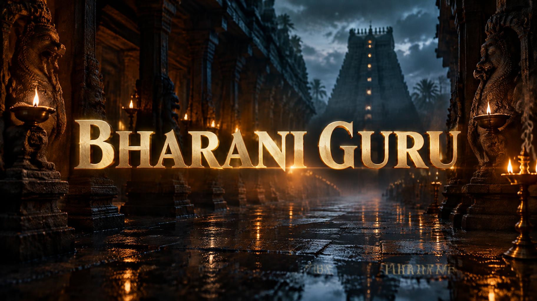 "BHARANI GURU" — Cinematic Netflix | AI Text Effect Generator