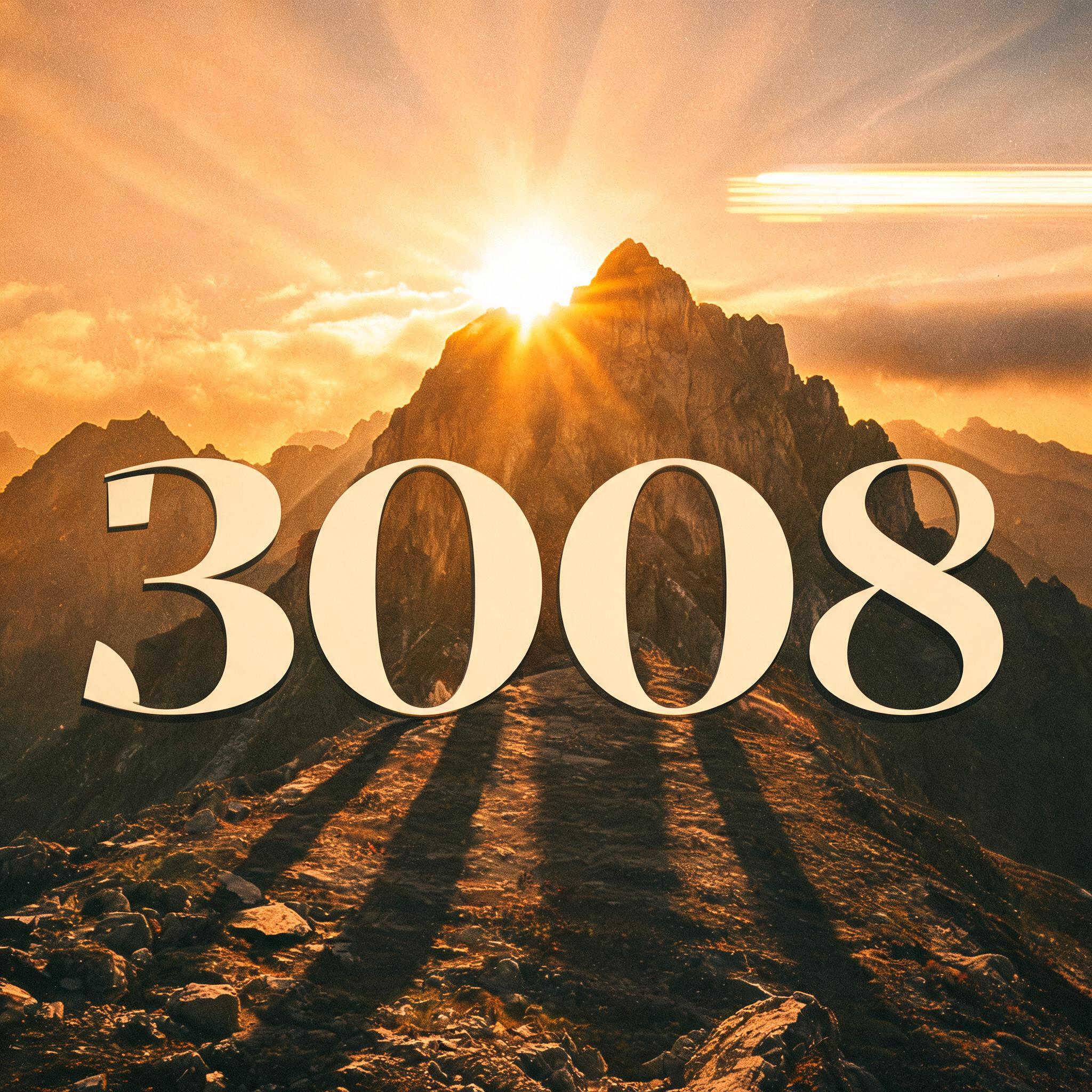 "3008" — Pixel Art | AI Text Effect Generator