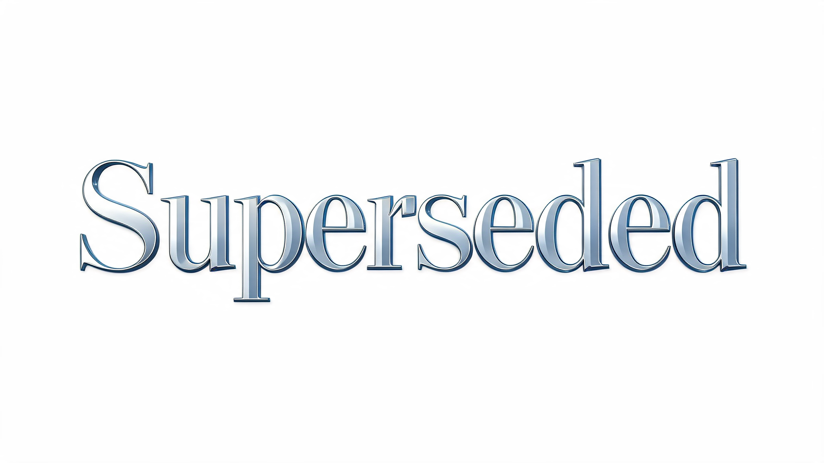 "Superseded" — Cinematic Scifi | AI Text Effect Generator