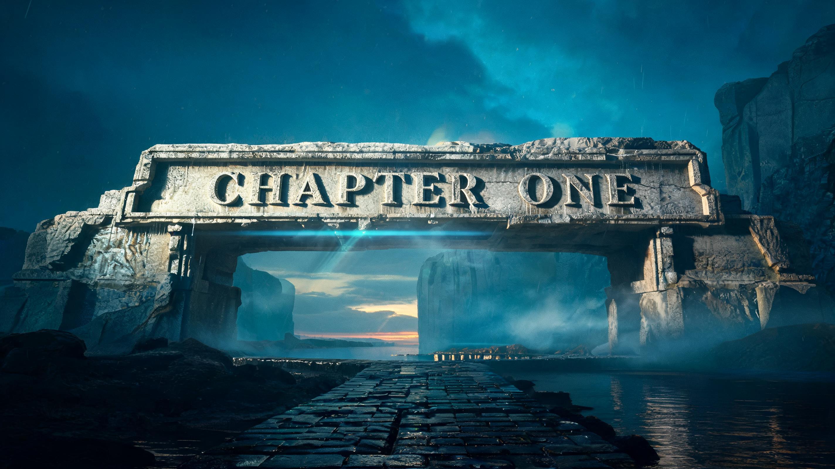 "CHAPTER ONE" — Cinematic Netflix | AI Text Effect Generator