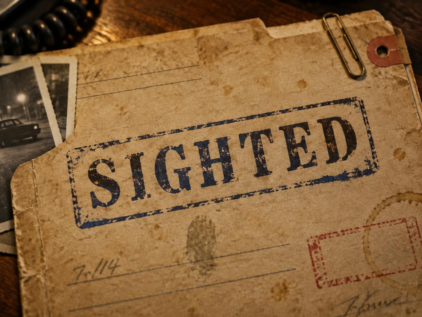 "SIGHTED" — Vintage | AI Text Effect Generator