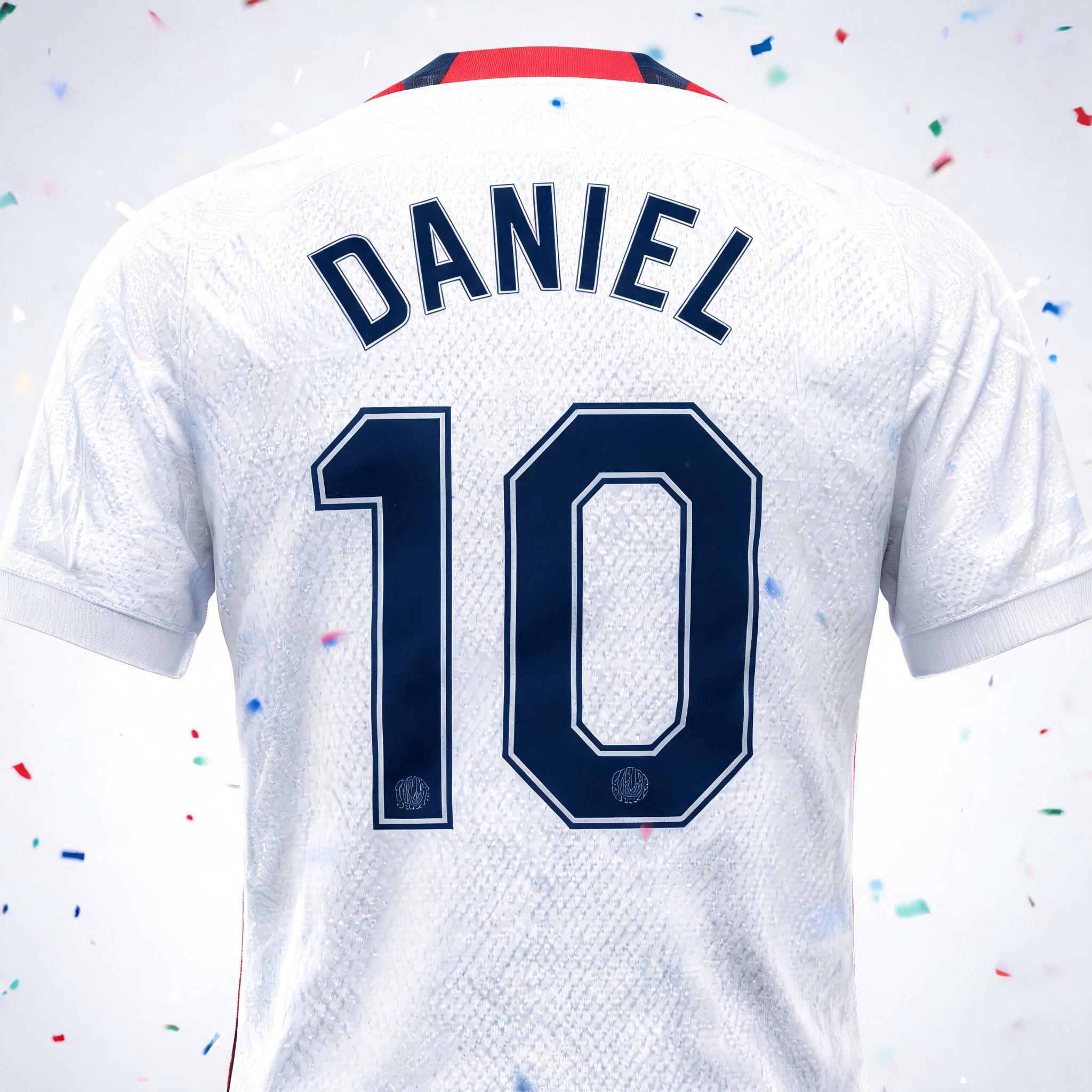 "DANIEL
10" — Sports Football | AI Text Effect Generator