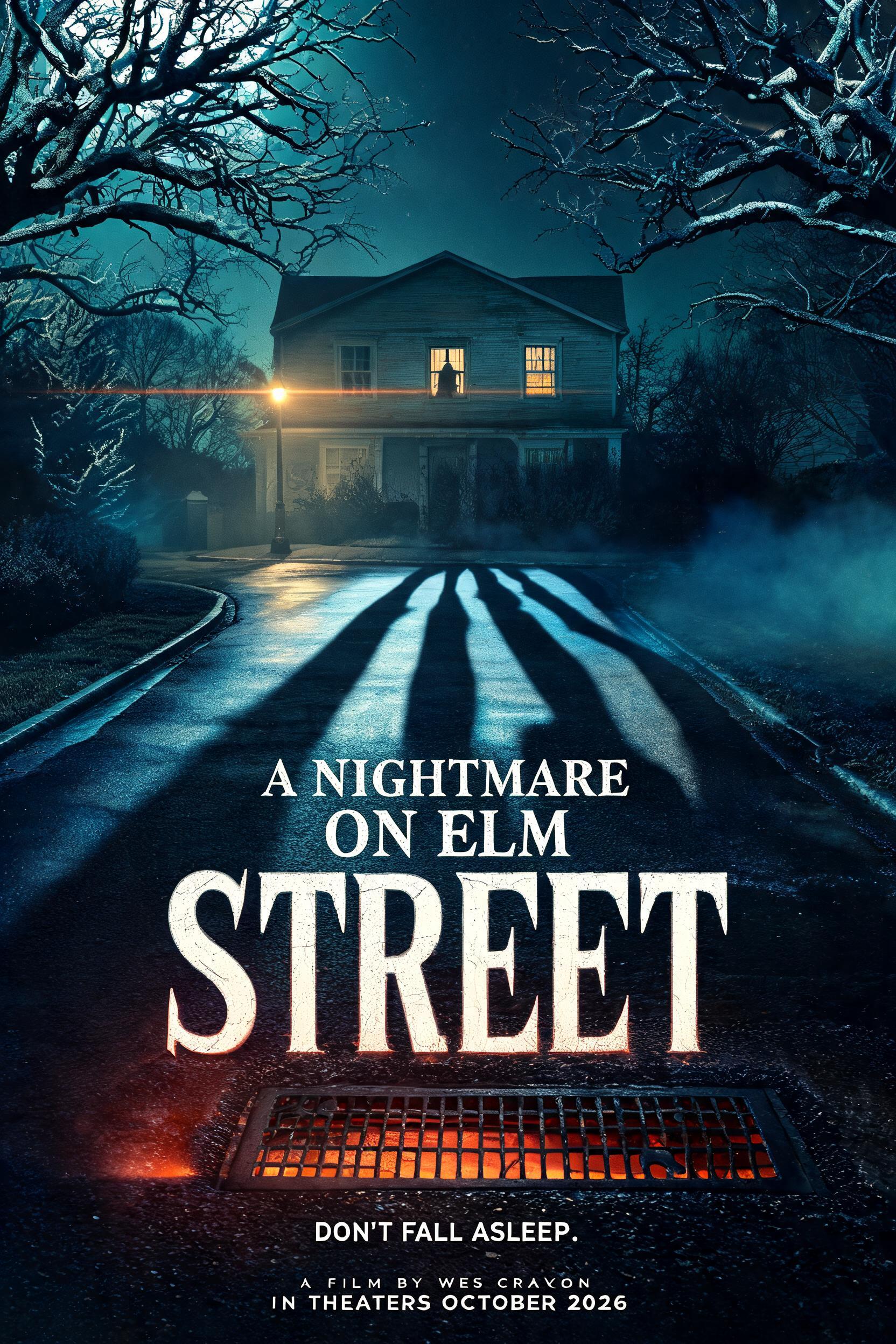 "A NIGHTMARE ON ELM STREET
DON’T FALL ASLEEP.
A FILM BY WES CRAVEN
IN THEATERS OCTOBER 2026" — Cinematic | AI Text Effect Generator
