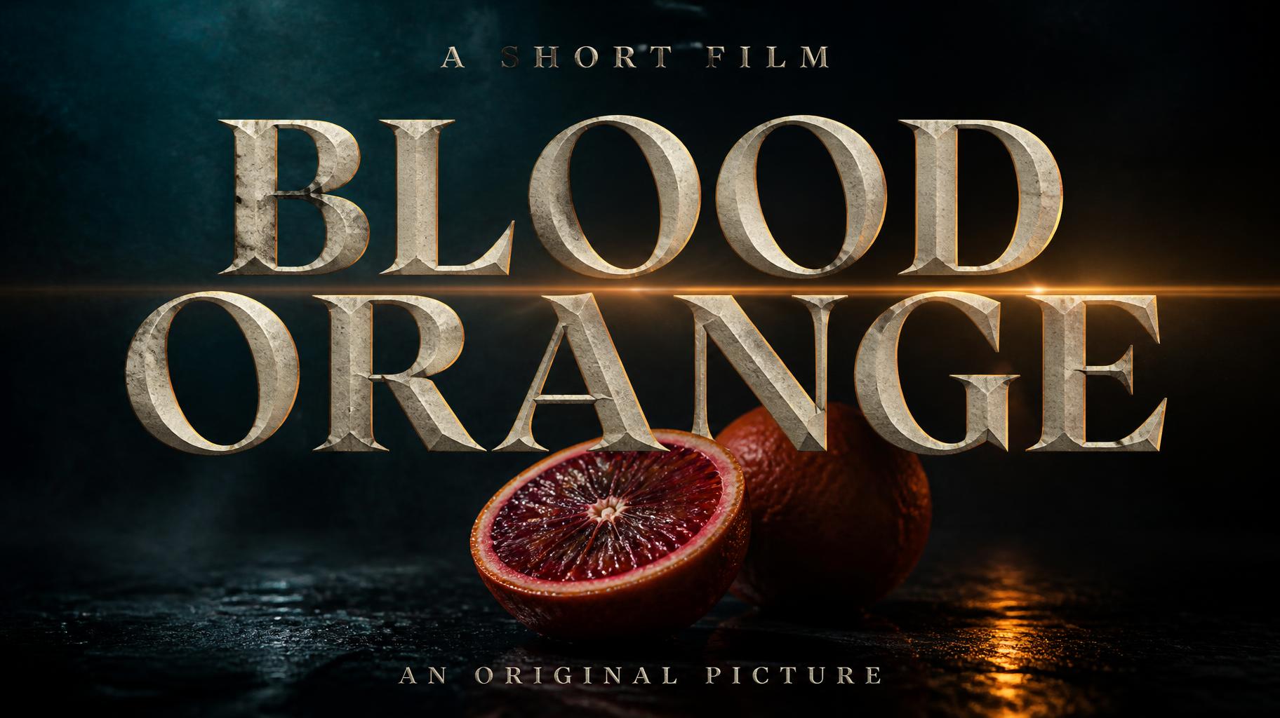 "BLOOD
ORANGE
A SHORT FILM
AN ORIGINAL PICTURE" — Cinematic Netflix | AI Text Effect Generator