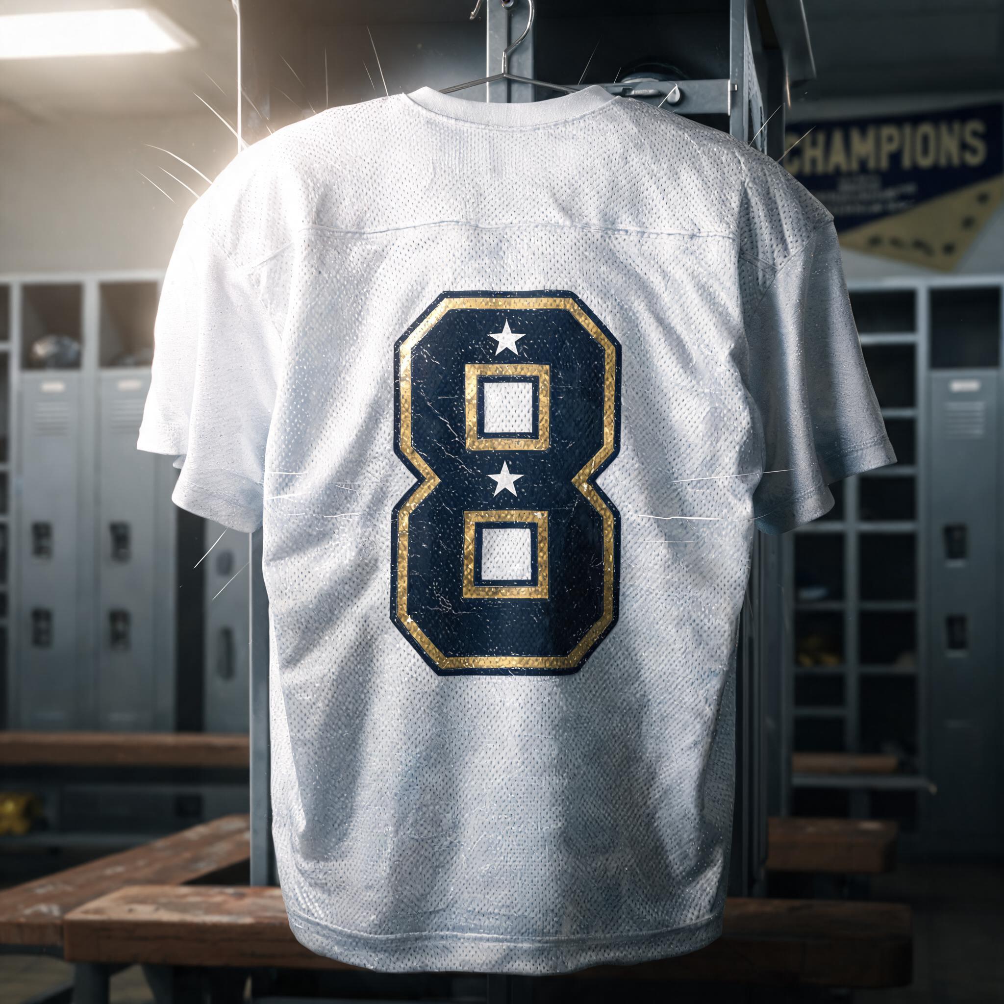 "8" — Sports | AI Text Effect Generator