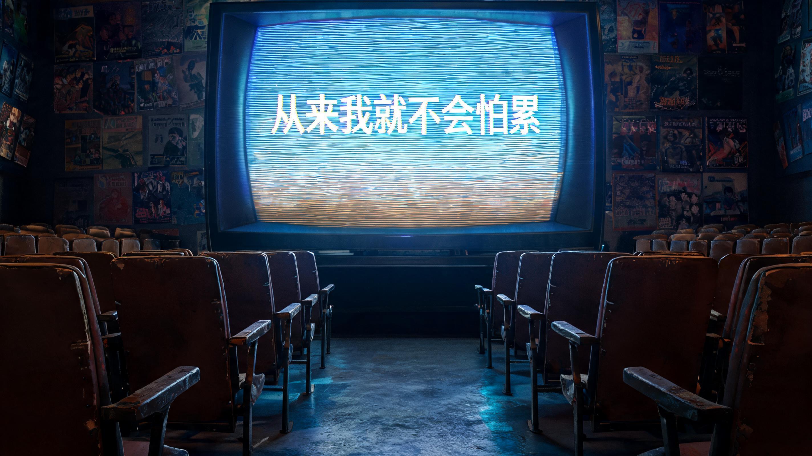"从来我就不会怕累" —  | AI Text Effect Generator