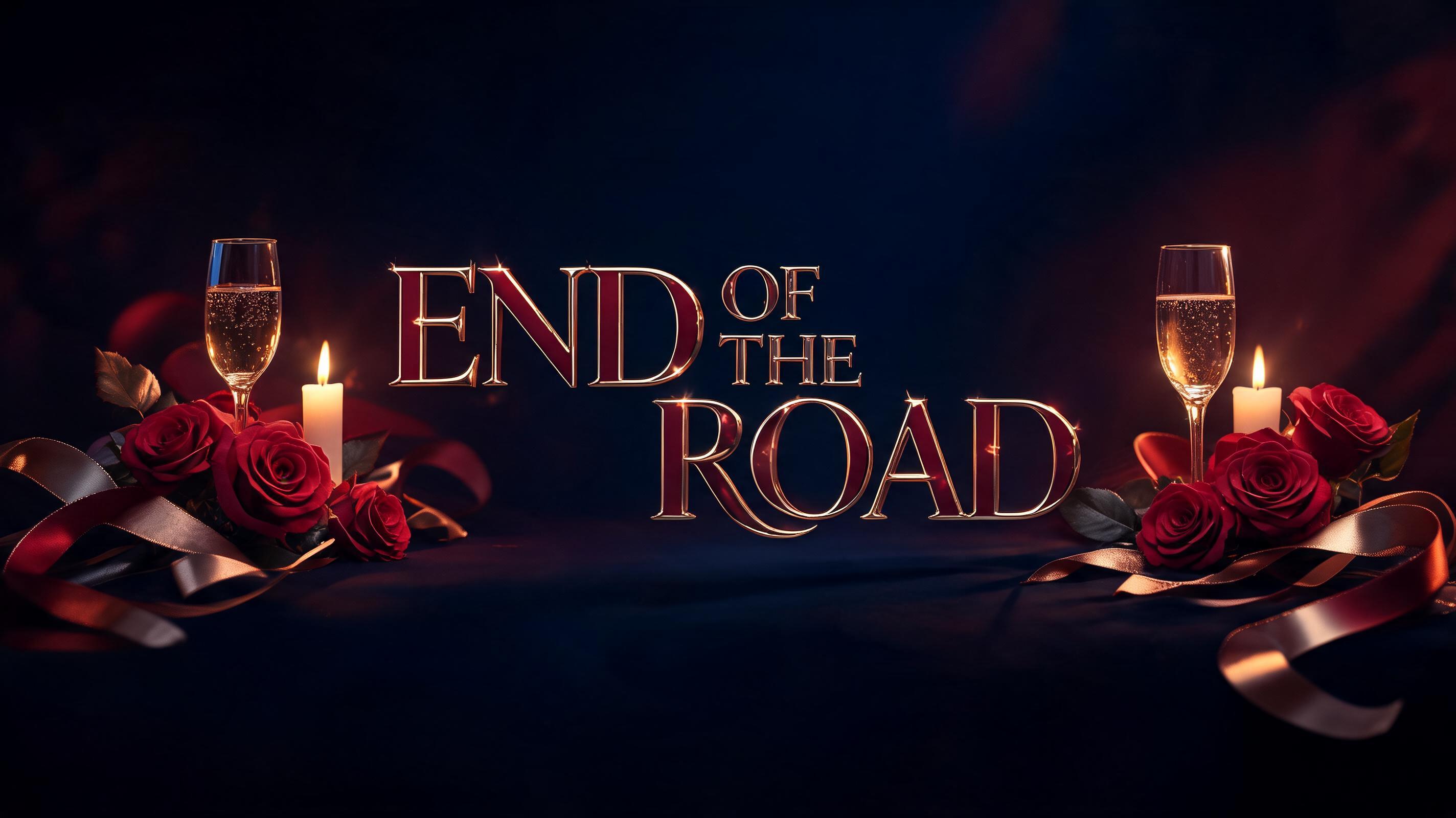 "END OF THE ROAD" — Anniversary text effect
