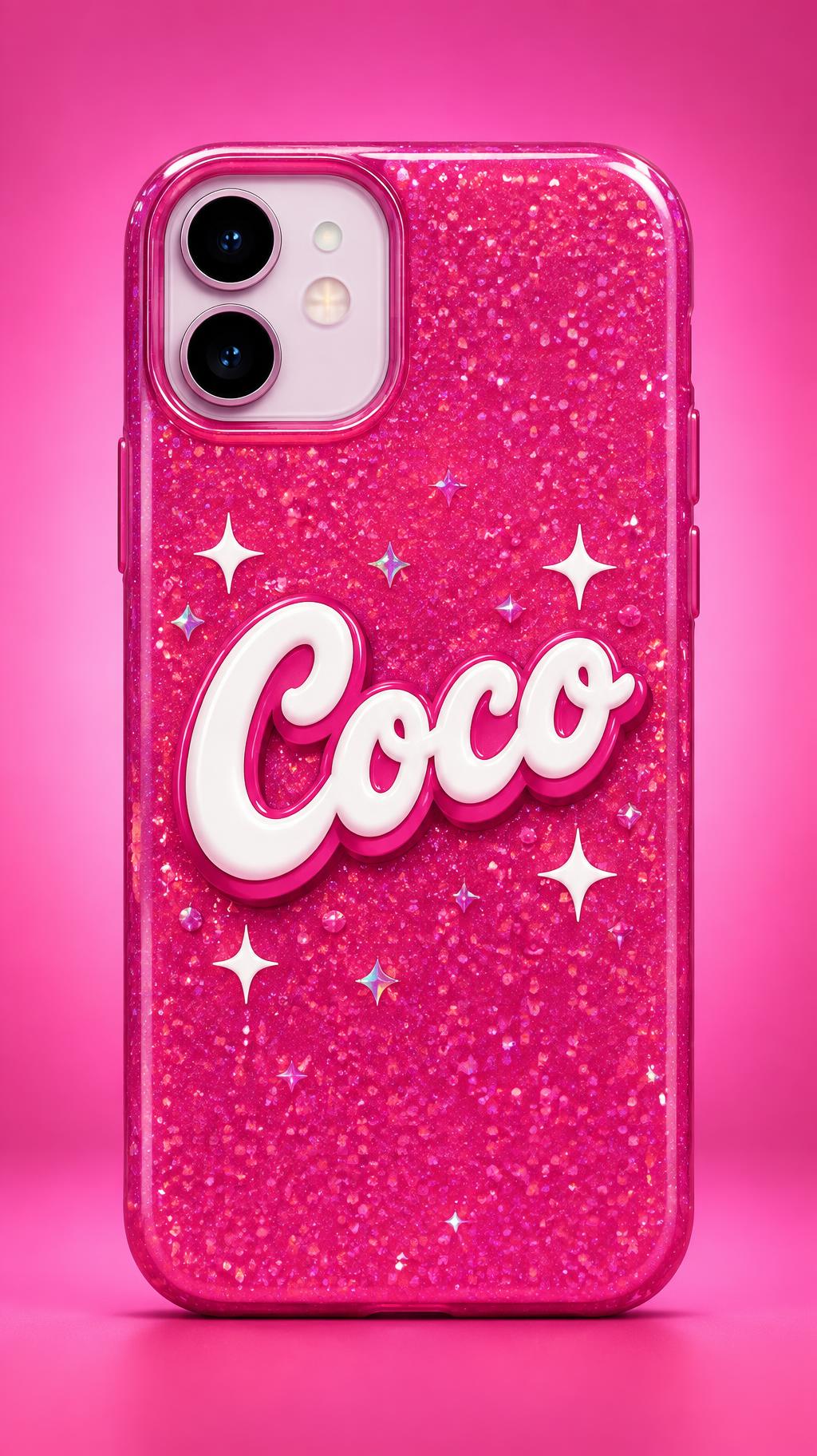 "Coco" — Barbie | AI Text Effect Generator
