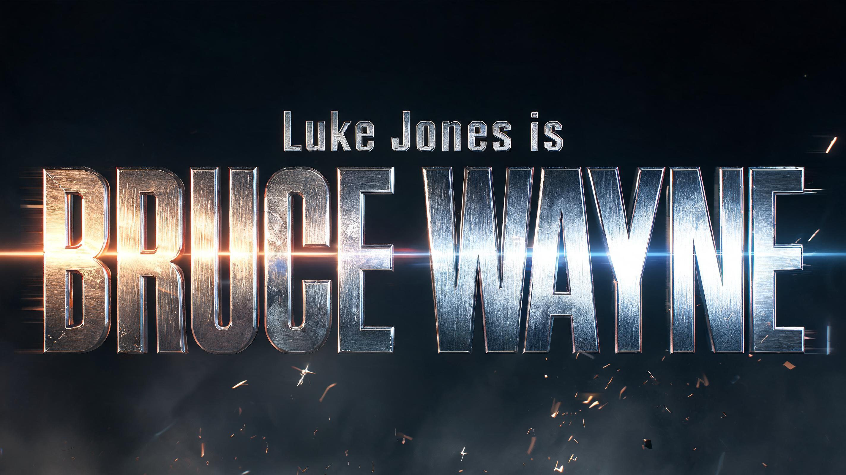"Luke Jones is
BRUCE WAYNE" — Cinematic Action | AI Text Effect Generator
