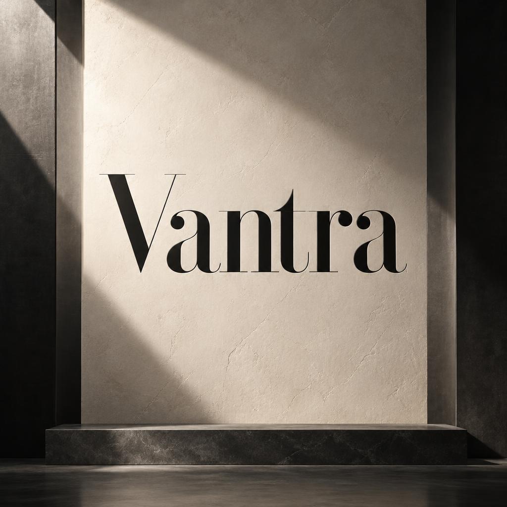 "Vantra" —  | AI Text Effect Generator