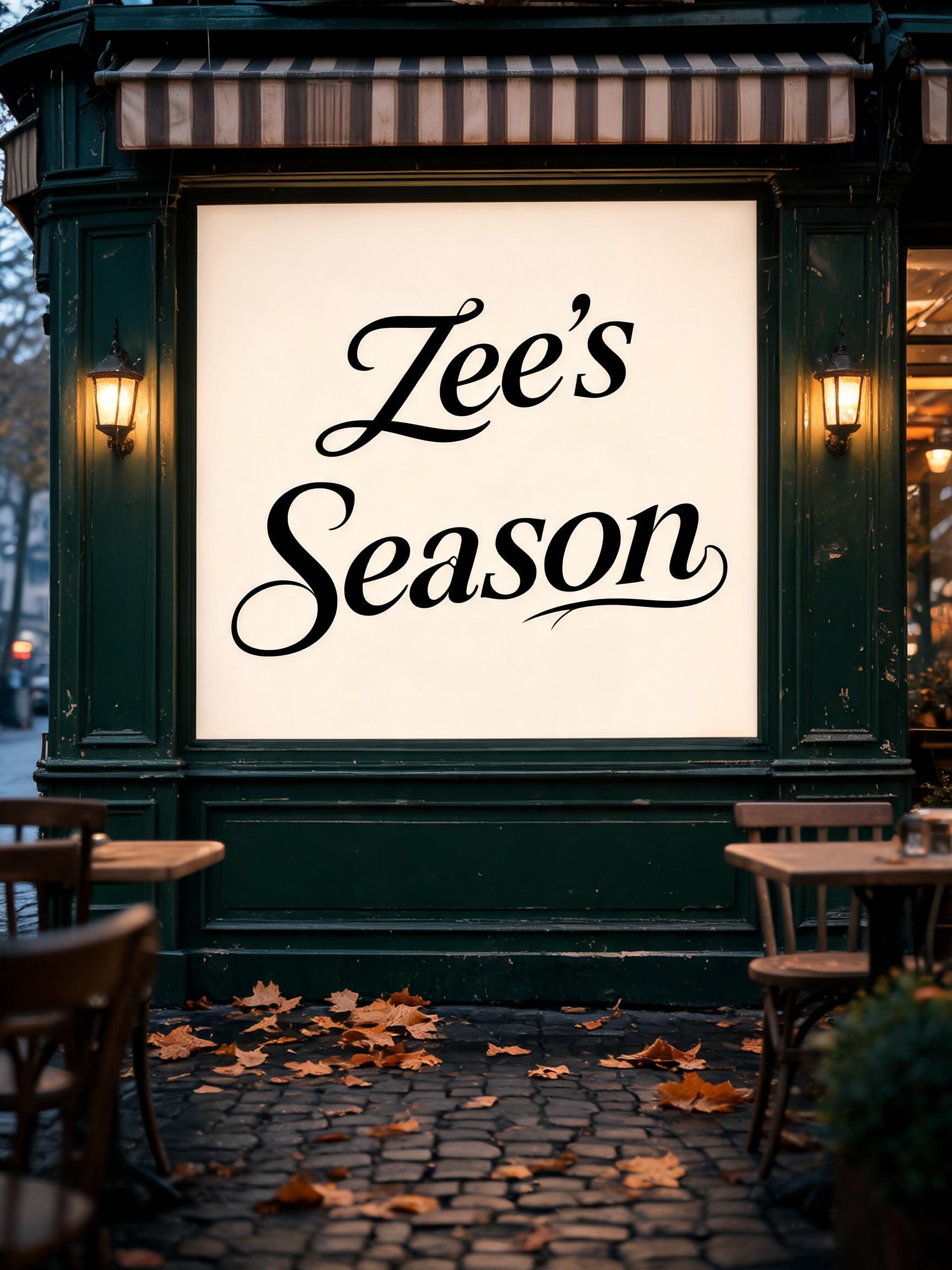 "Zee's Season" —  | AI Text Effect Generator