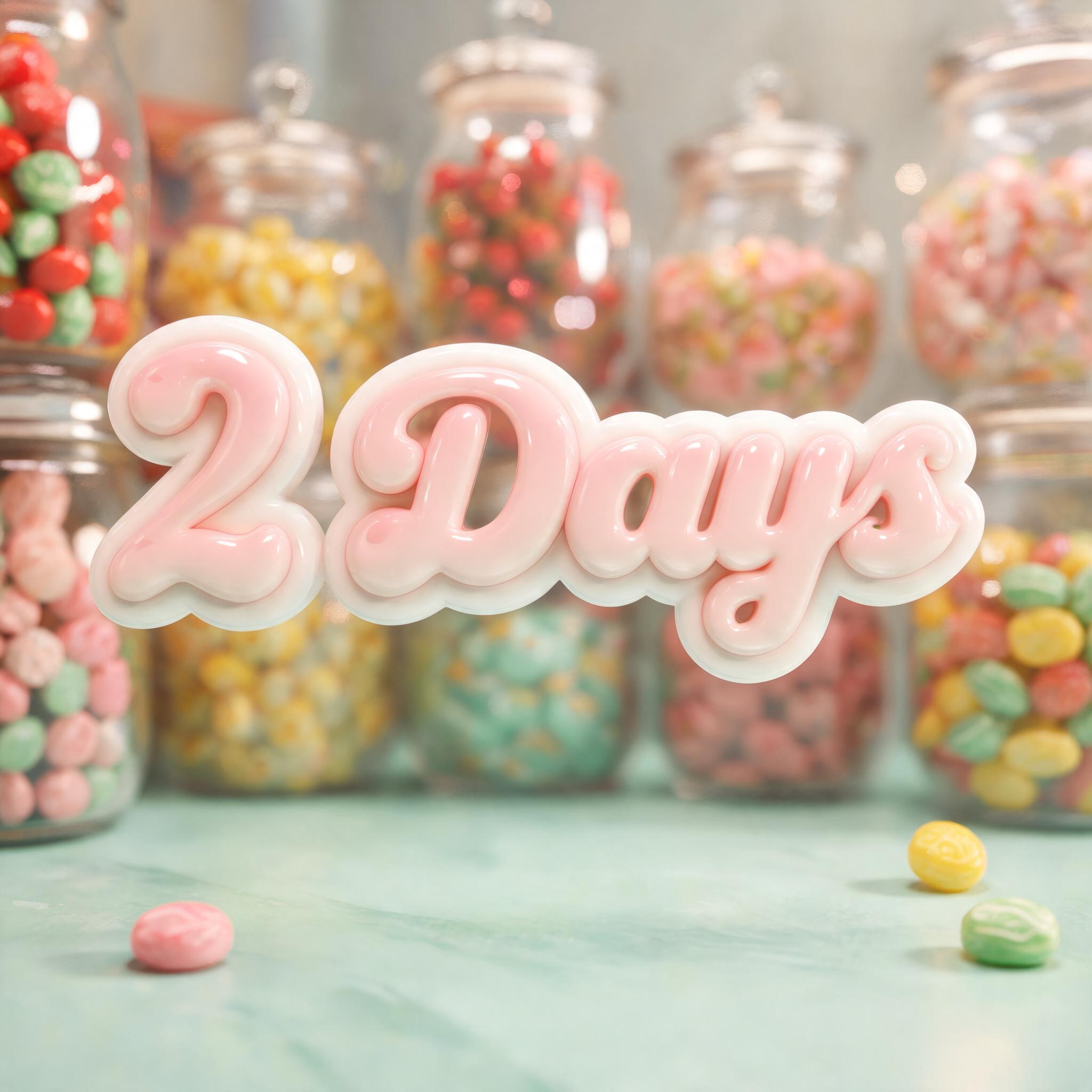 "2 Days" —  | AI Text Effect Generator