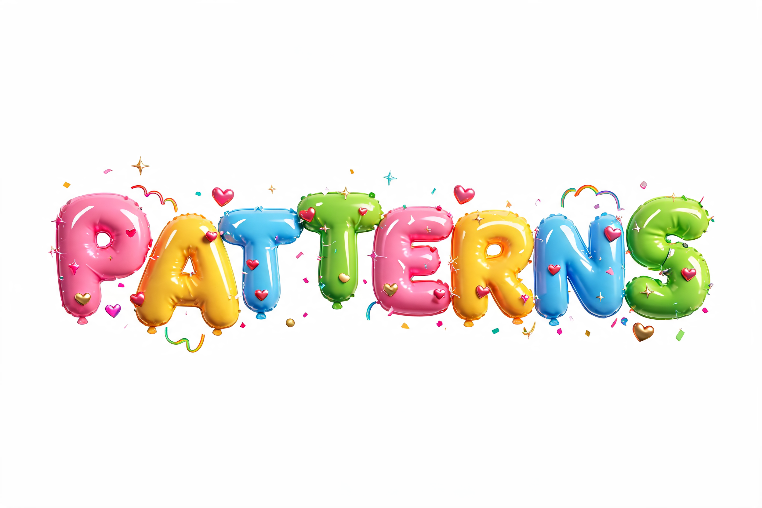"PATTERNS" — Kids Gift | AI Text Effect Generator