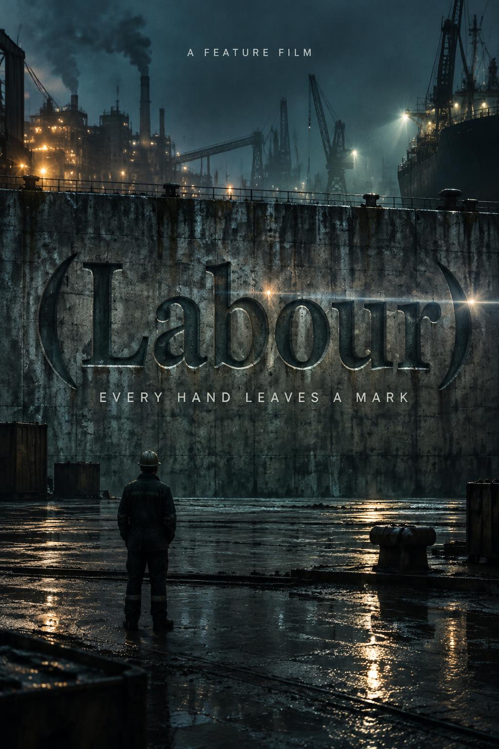 "(Labour)
A FEATURE FILM
EVERY HAND LEAVES A MARK" — Cinematic Netflix | AI Text Effect Generator