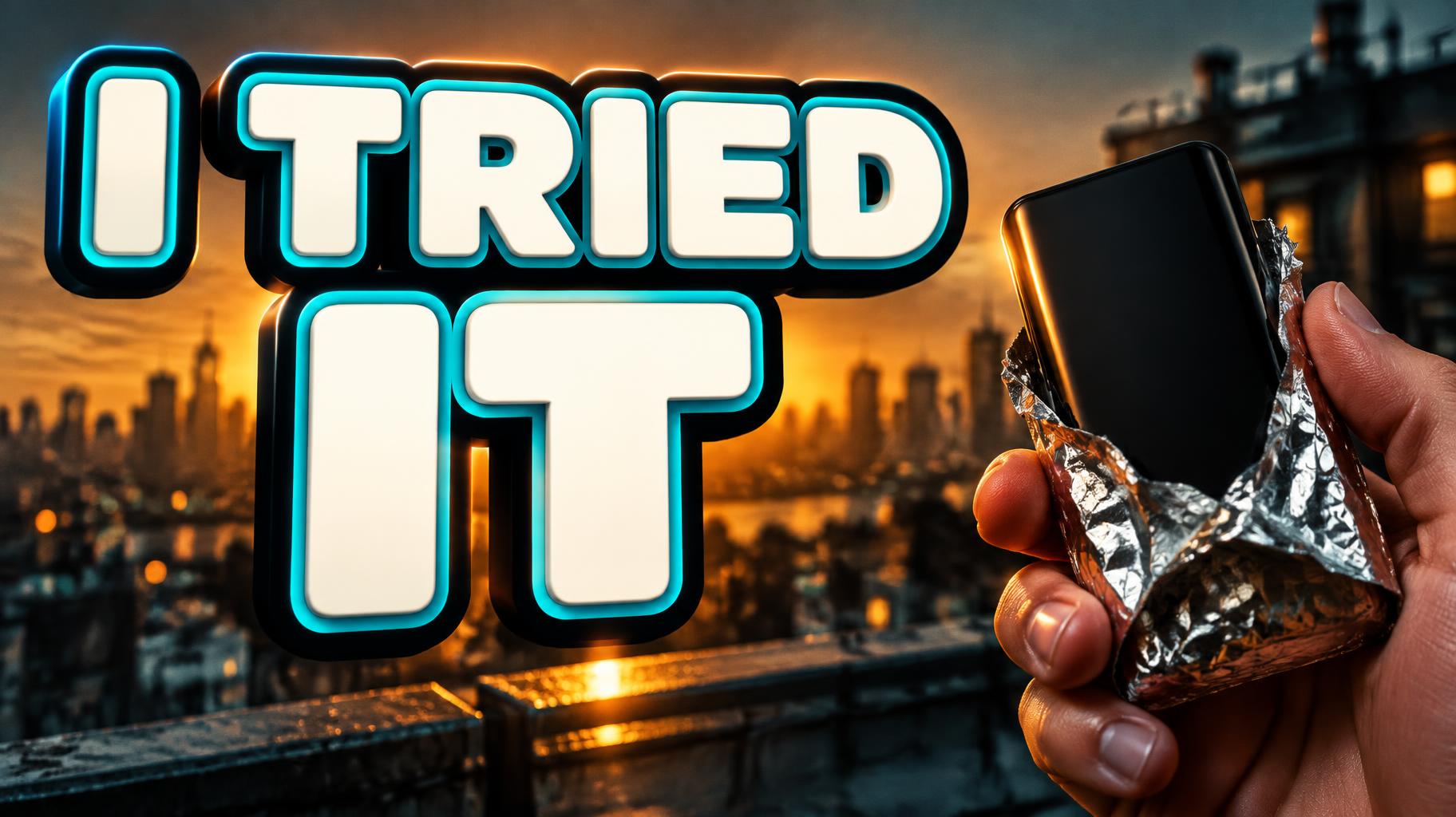 "I TRIED
IT" — Cinematic Youtube Creator | AI Text Effect Generator