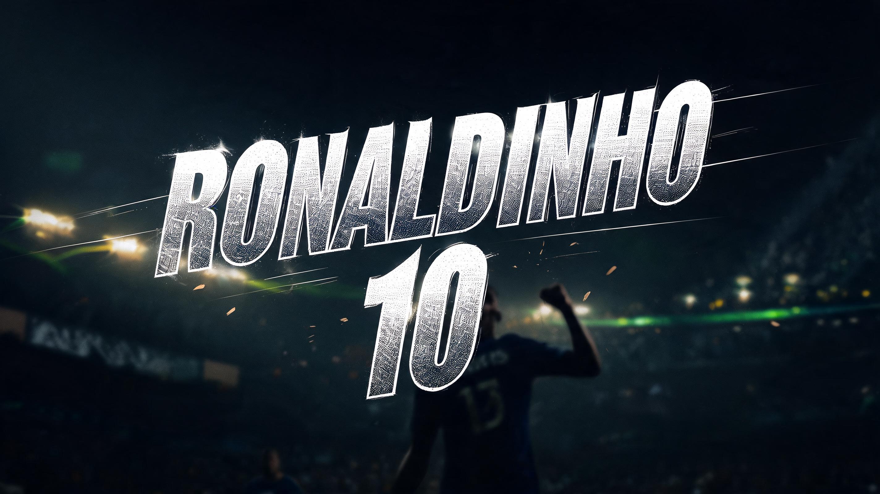 "RONALDINHO 10" — Sports | AI Text Effect Generator