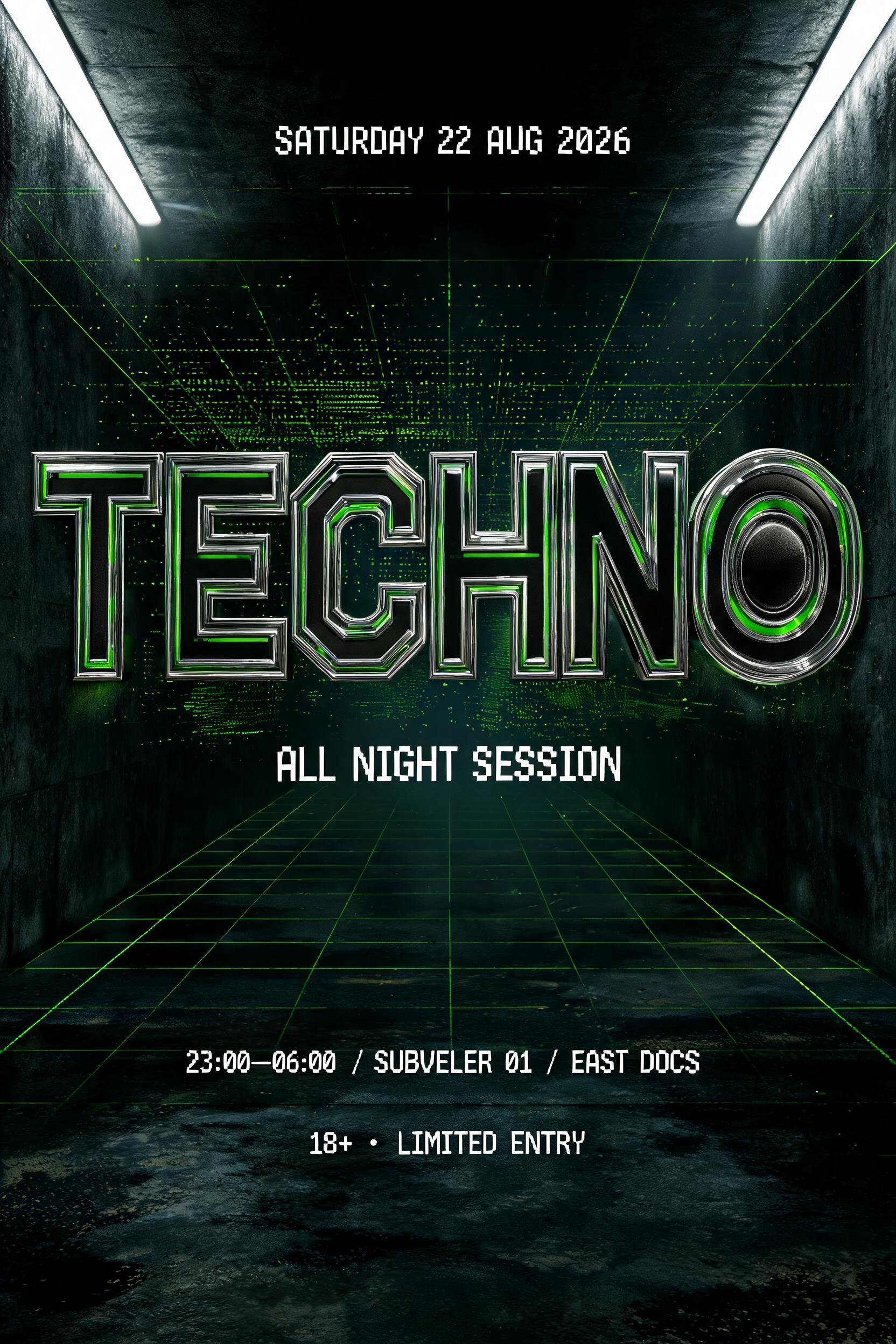 "TECHNO" — Sports | AI Text Effect Generator
