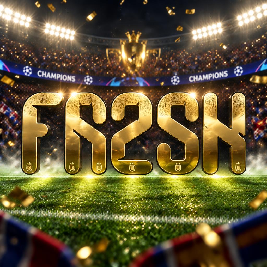 "FReSH" — Sports Football | AI Text Effect Generator