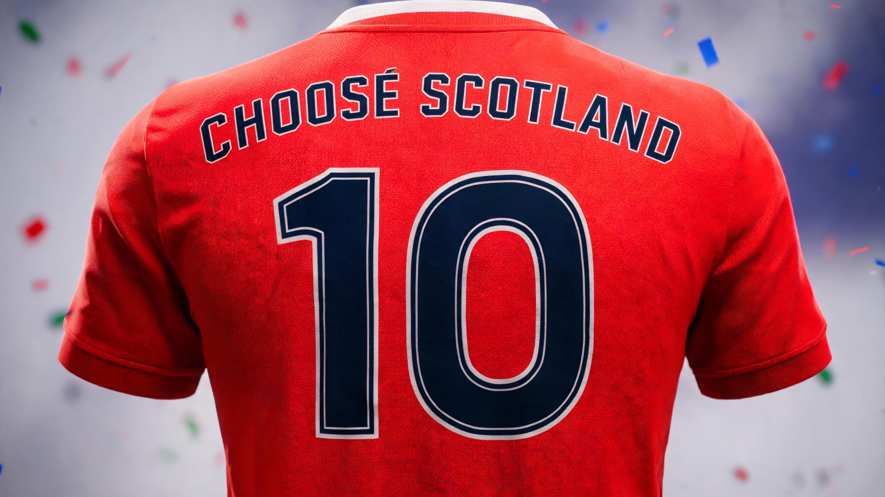 "CHOOSE SCOTLAND" — Sports Football | AI Text Effect Generator