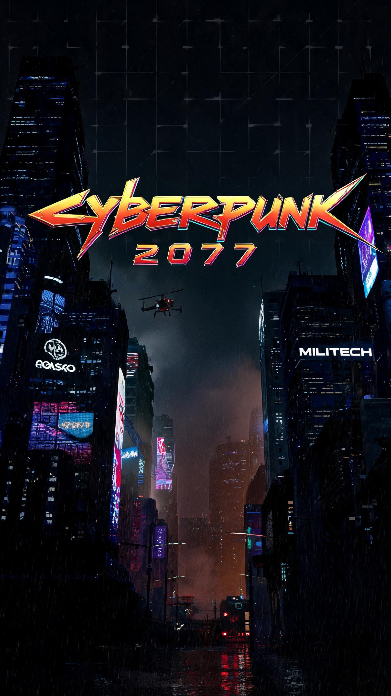 "Cyberpunk 2077" — Cyberpunk 2077 | AI Text Effect Generator
