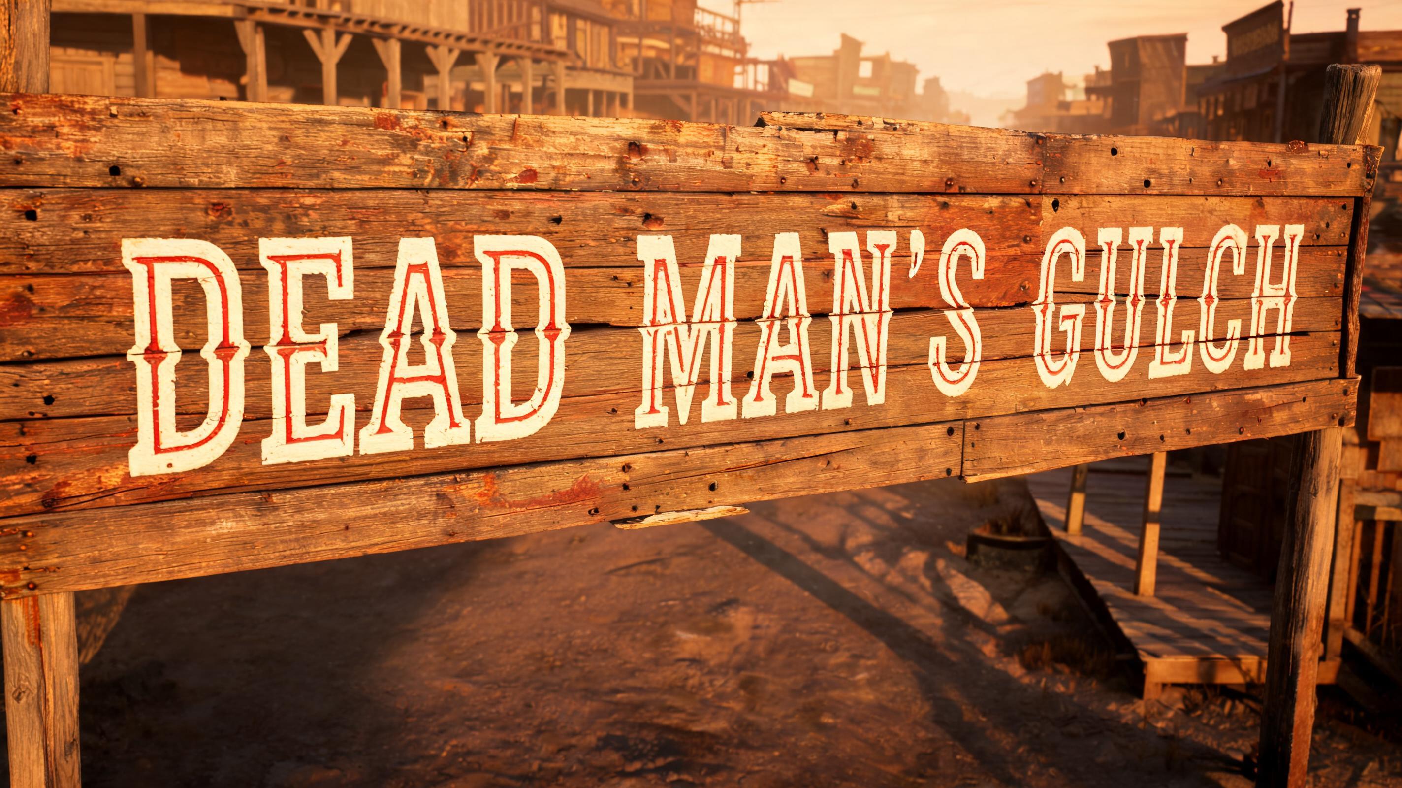 "DEAD MAN'S GULCH" — Vintage | AI Text Effect Generator