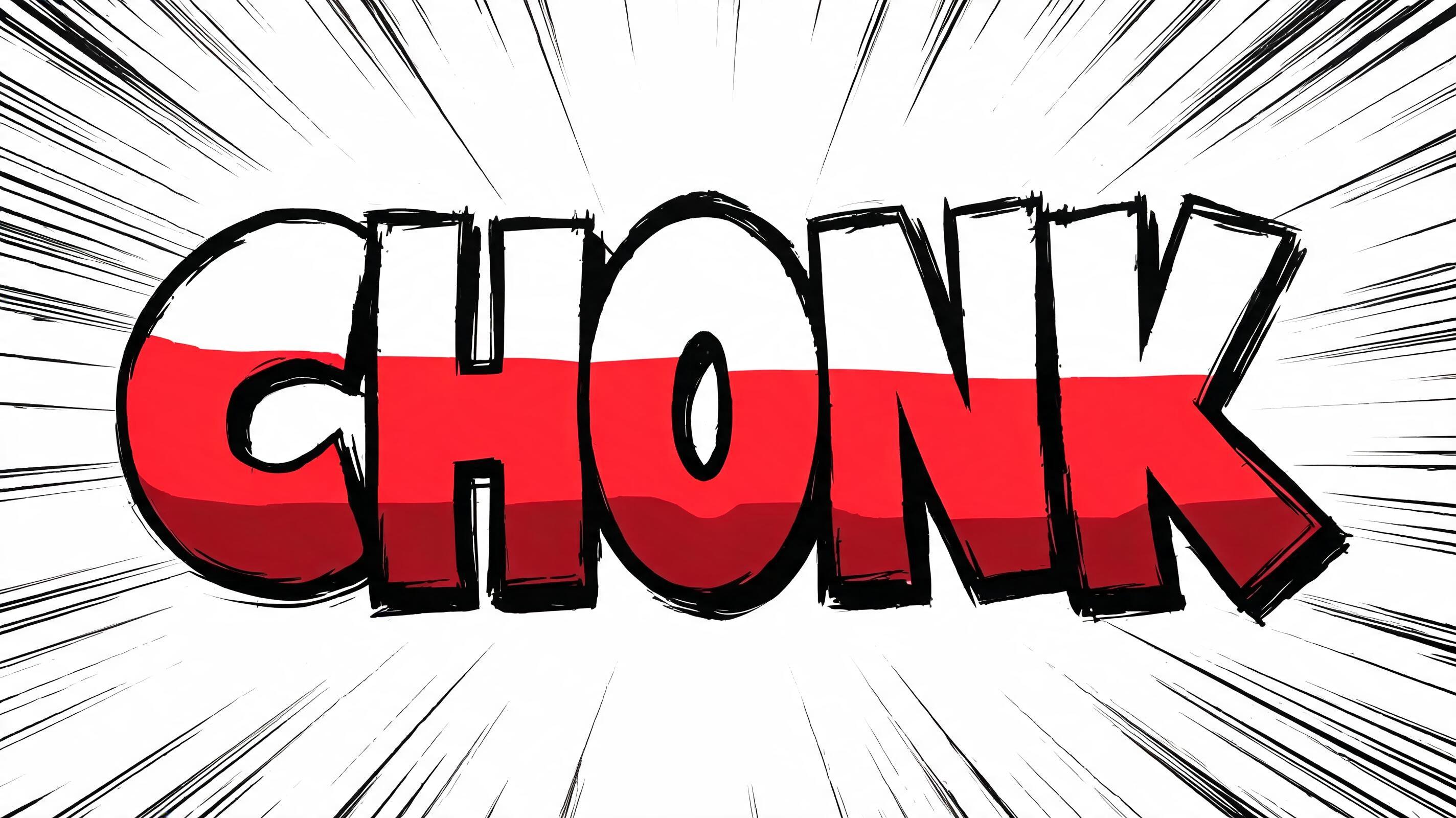 "chonk" — Anime | AI Text Effect Generator