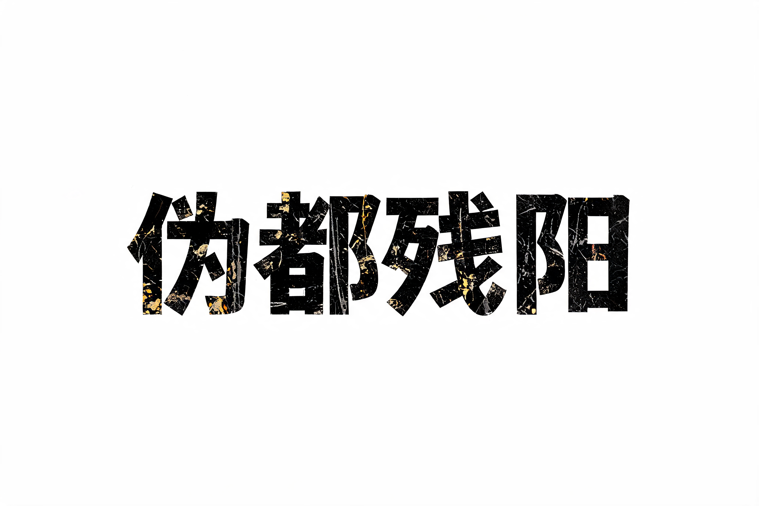 "伪都残阳" —  | AI Text Effect Generator