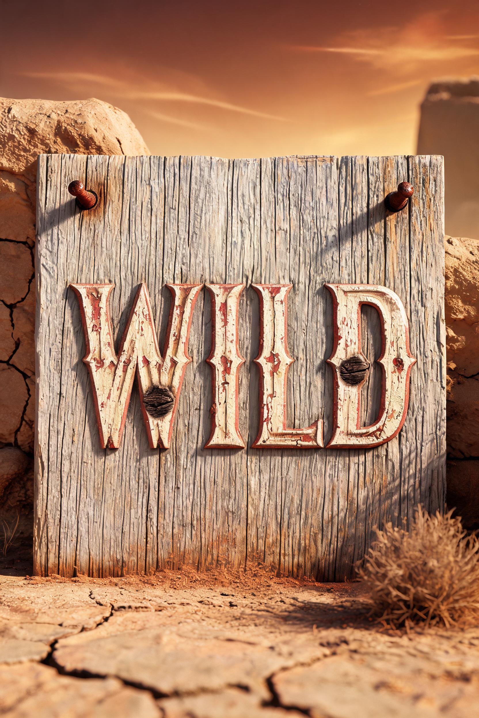 "Wild" —  | AI Text Effect Generator