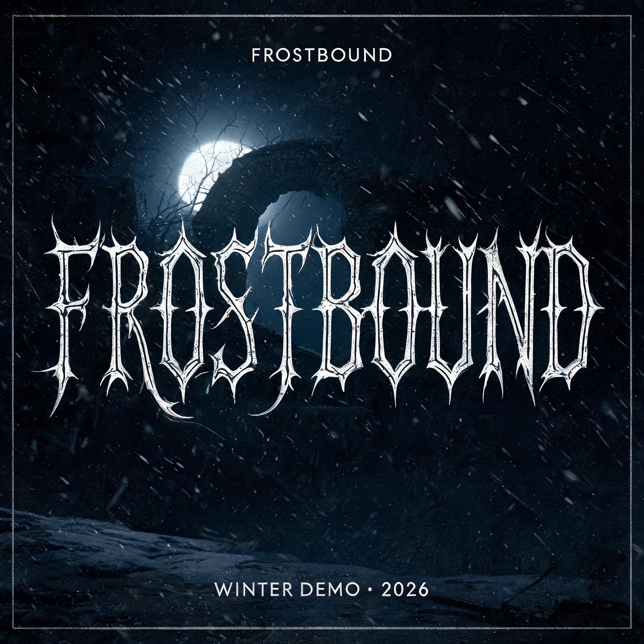 "FROSTBOUND
FROSTBOUND
WINTER DEMO · 2026" — Gothic Font | AI Text Effect Generator