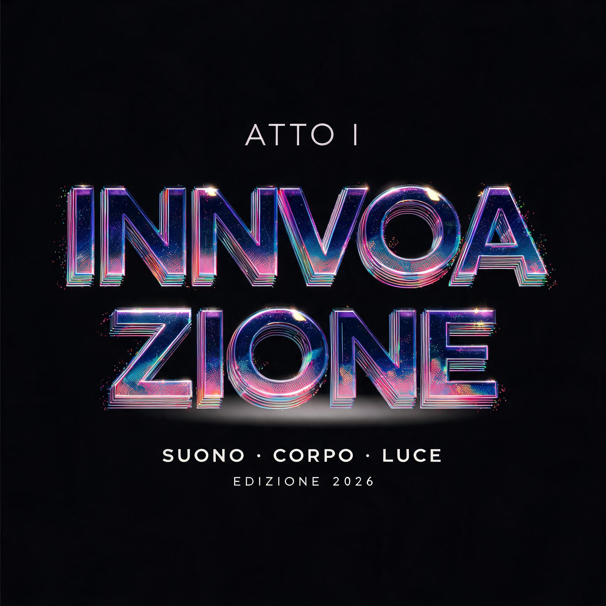 "INNVOAZIONE" — Holographic | AI Text Effect Generator