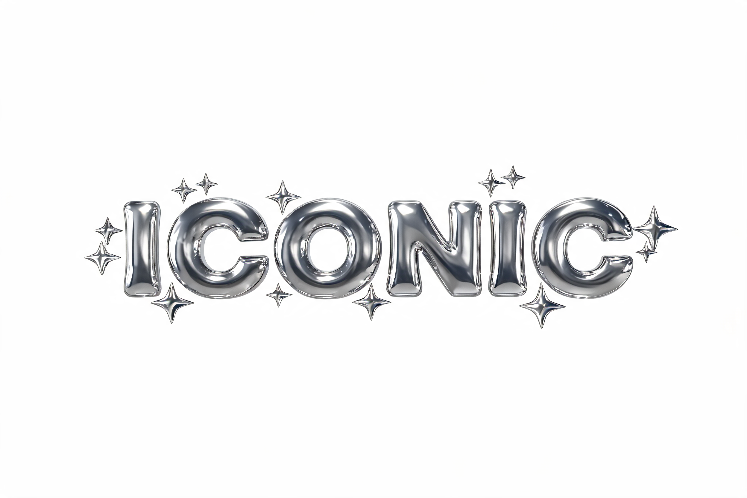 "ICONIC" —  | AI Text Effect Generator