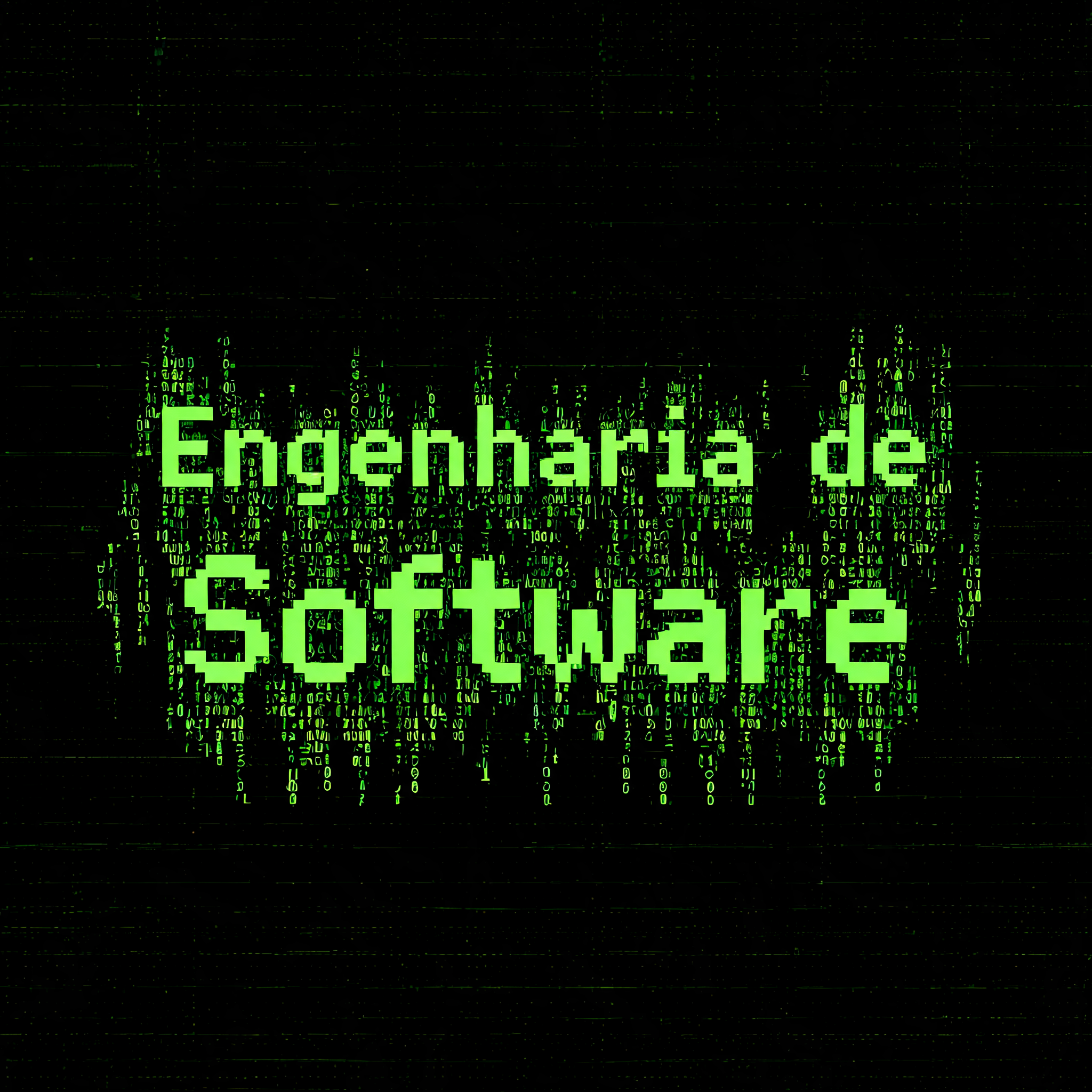 "Engenharia de Software" — Cyberpunk Data Stream | AI Text Effect Generator