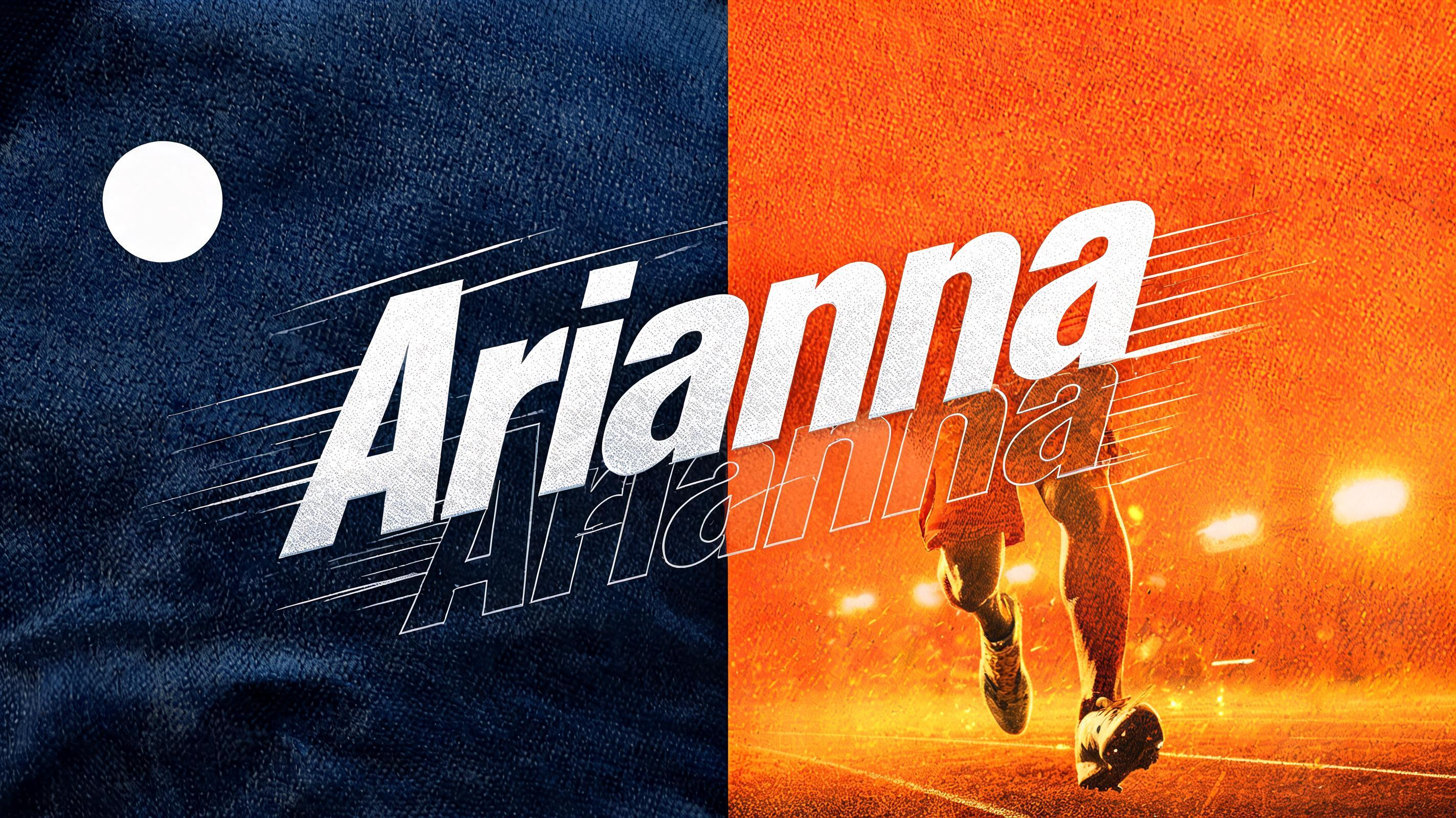 "Arianna" — Sports | AI Text Effect Generator