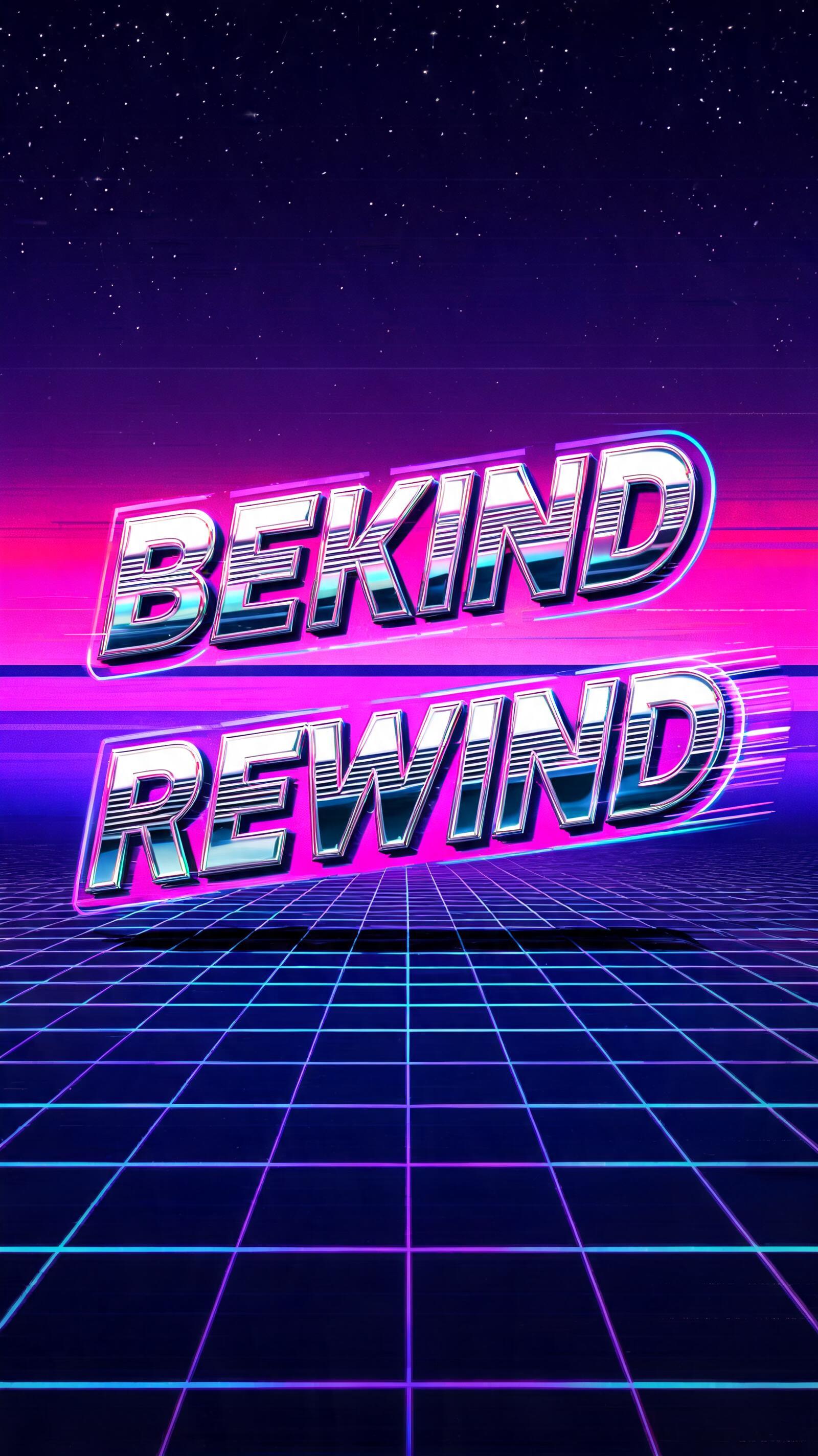"BeKind
Rewind" — Neon 80s | AI Text Effect Generator