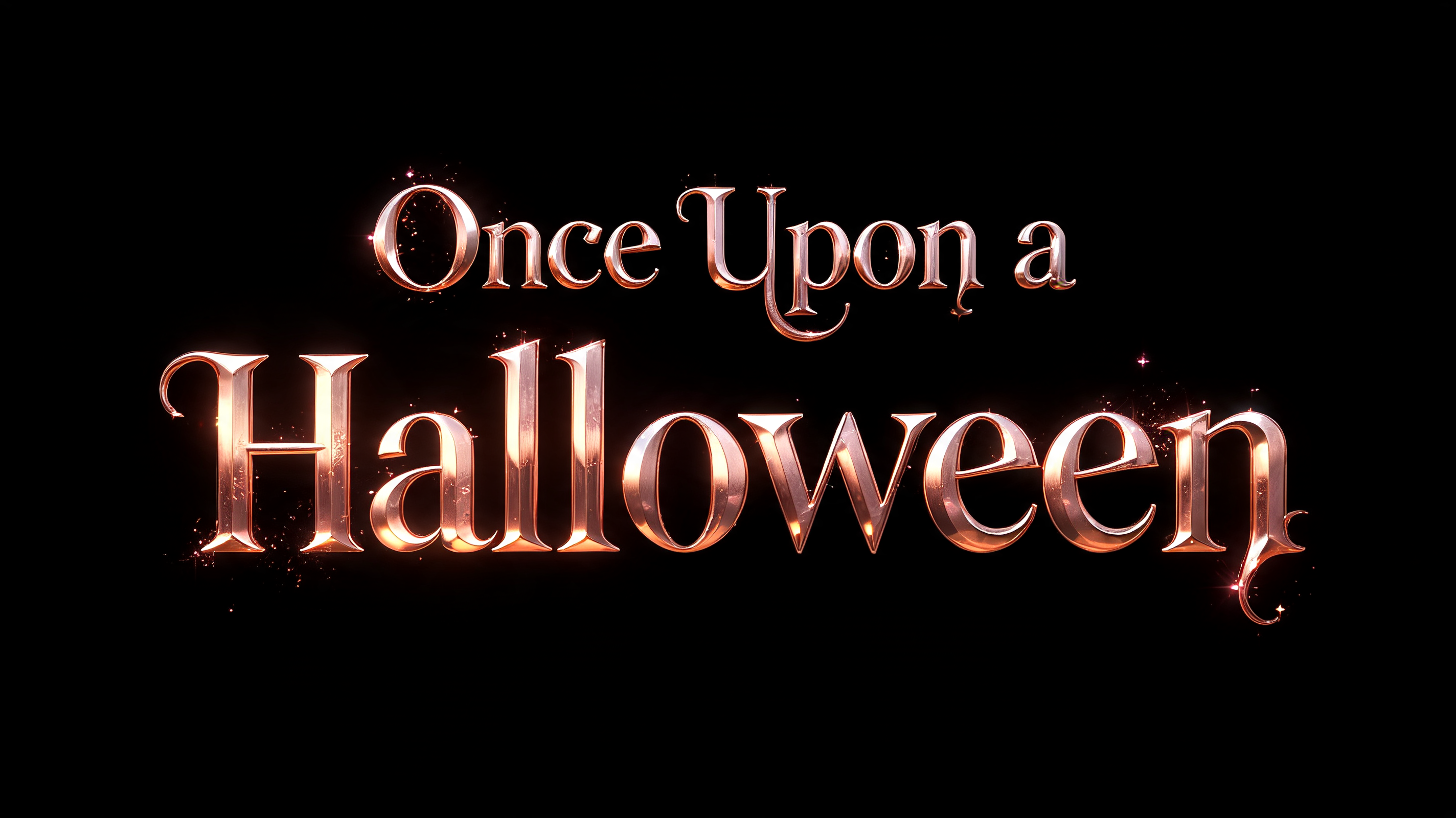 "Once Upon a Halloween" — Fairy Tale | AI Text Effect Generator