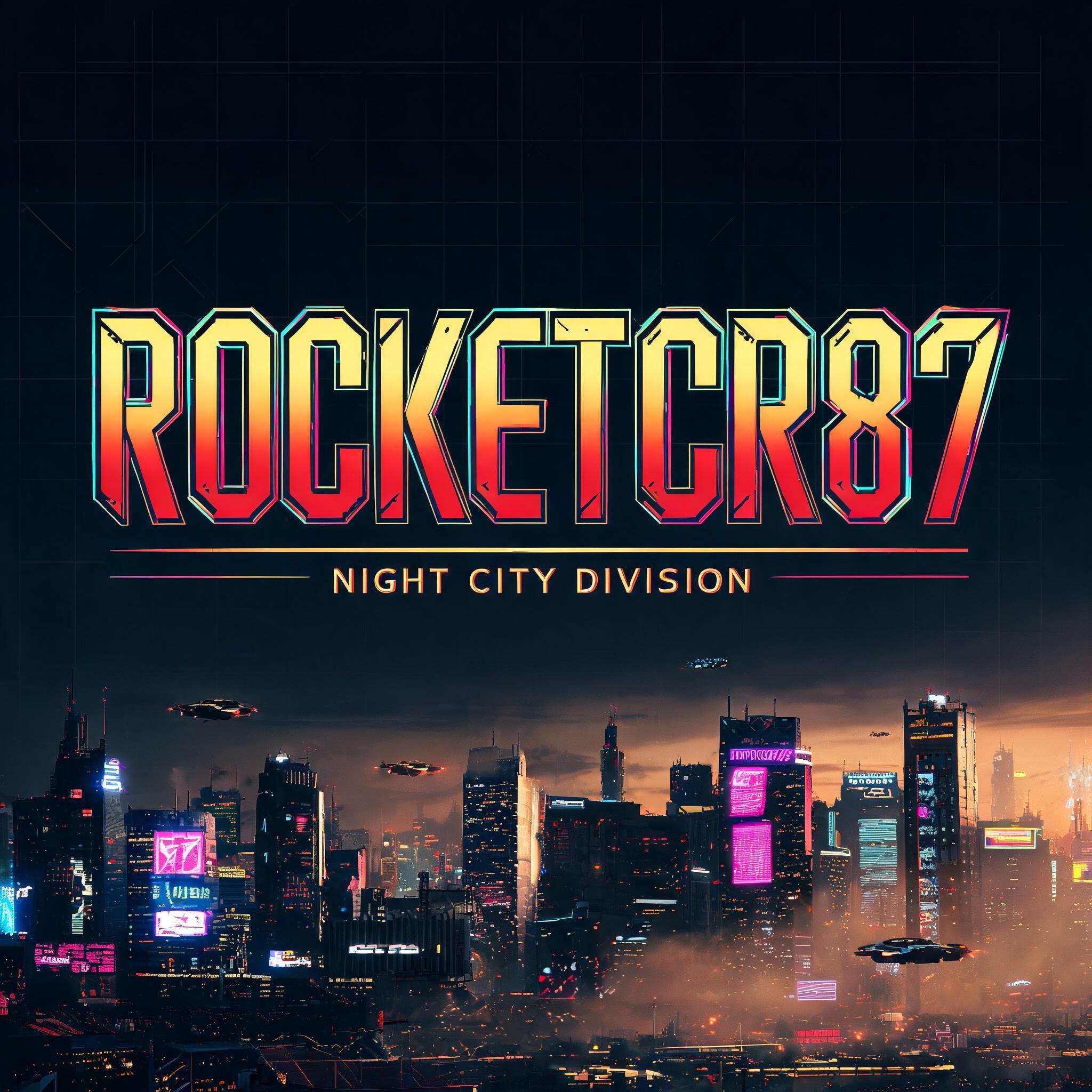 "ROCKETCR87" — Cyberpunk 2077 | AI Text Effect Generator