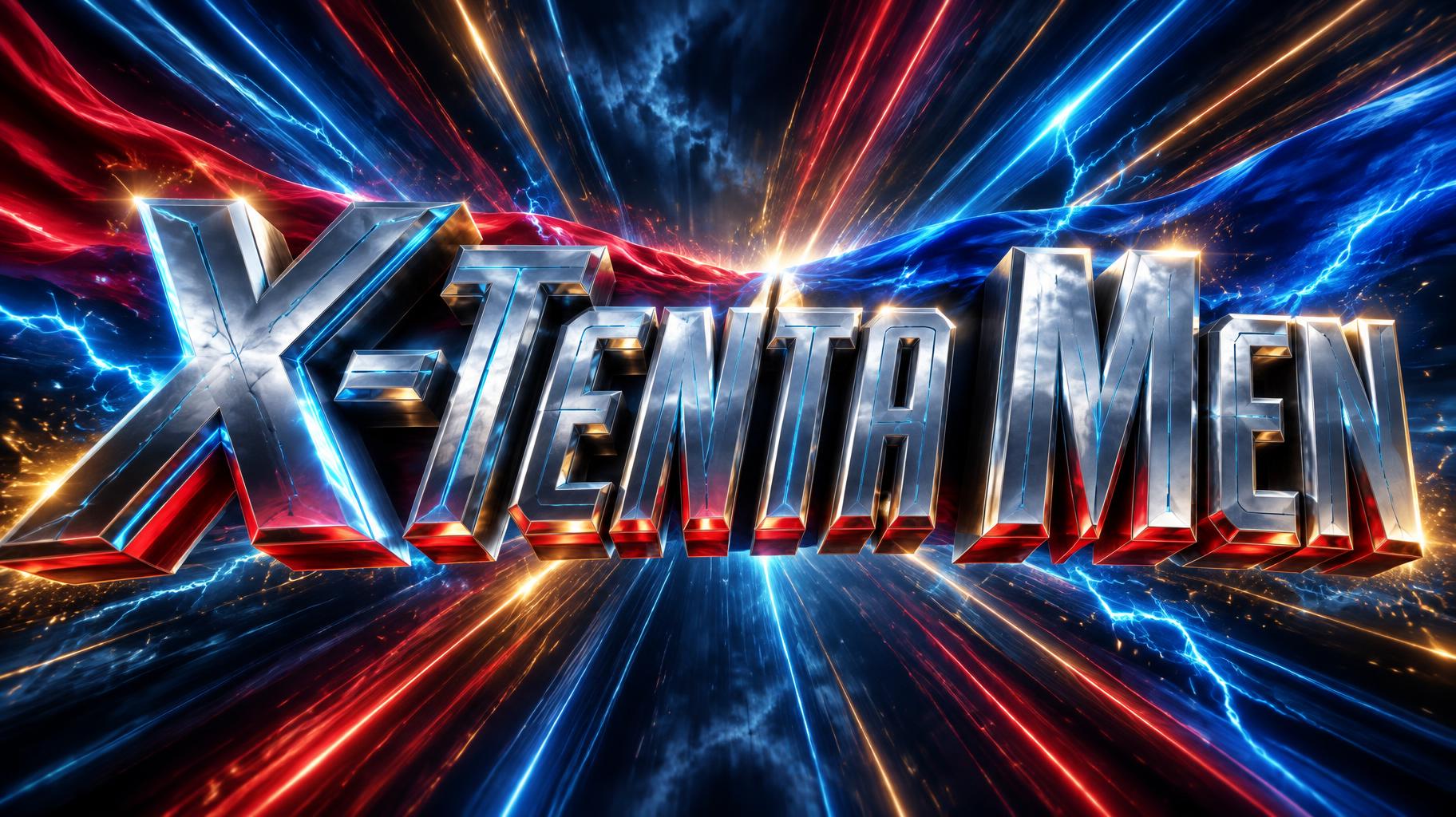"X-Tenta Men" — Superhero | AI Text Effect Generator