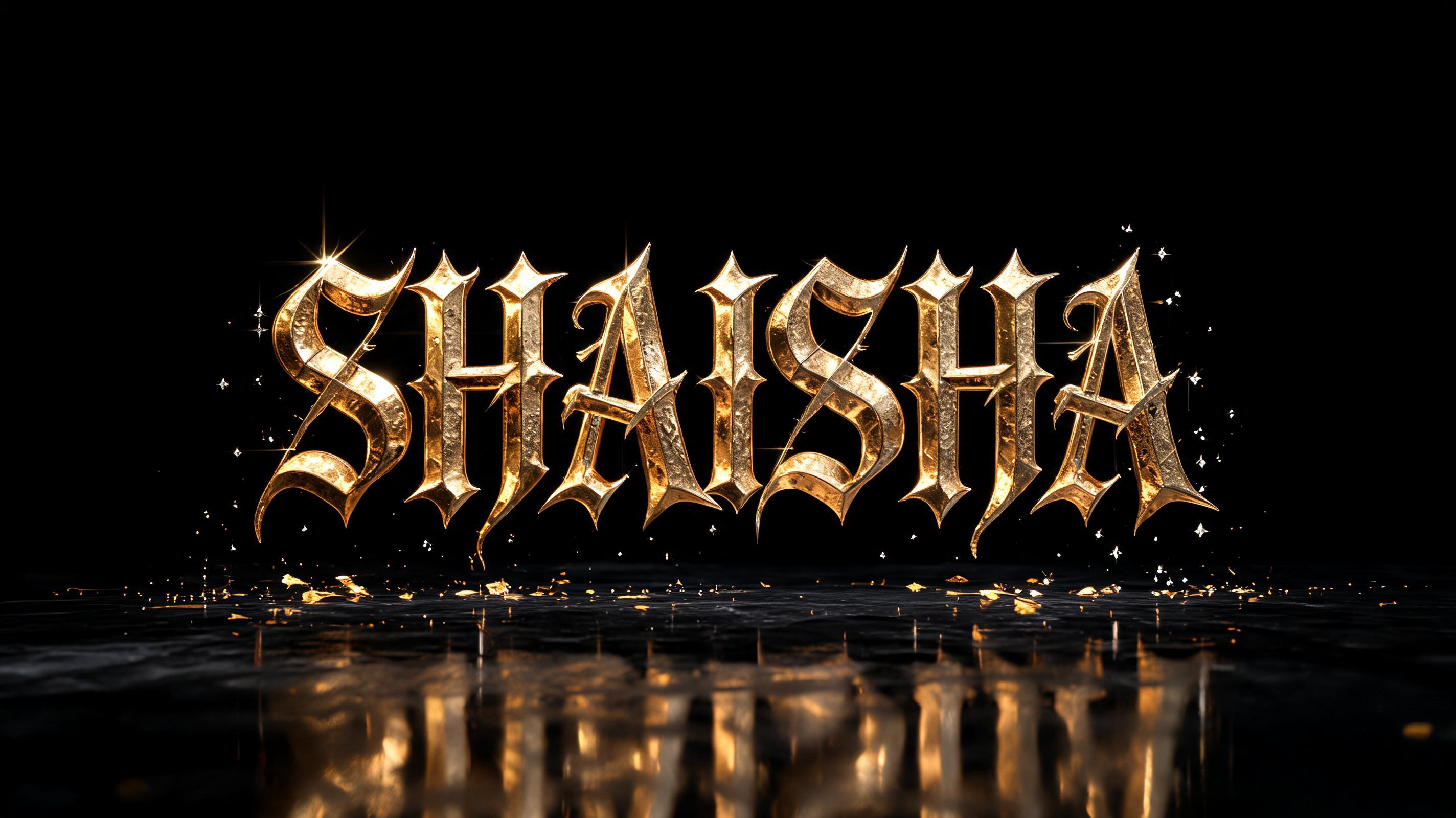 "SHAISHA" — Gothic Dark | AI Text Effect Generator