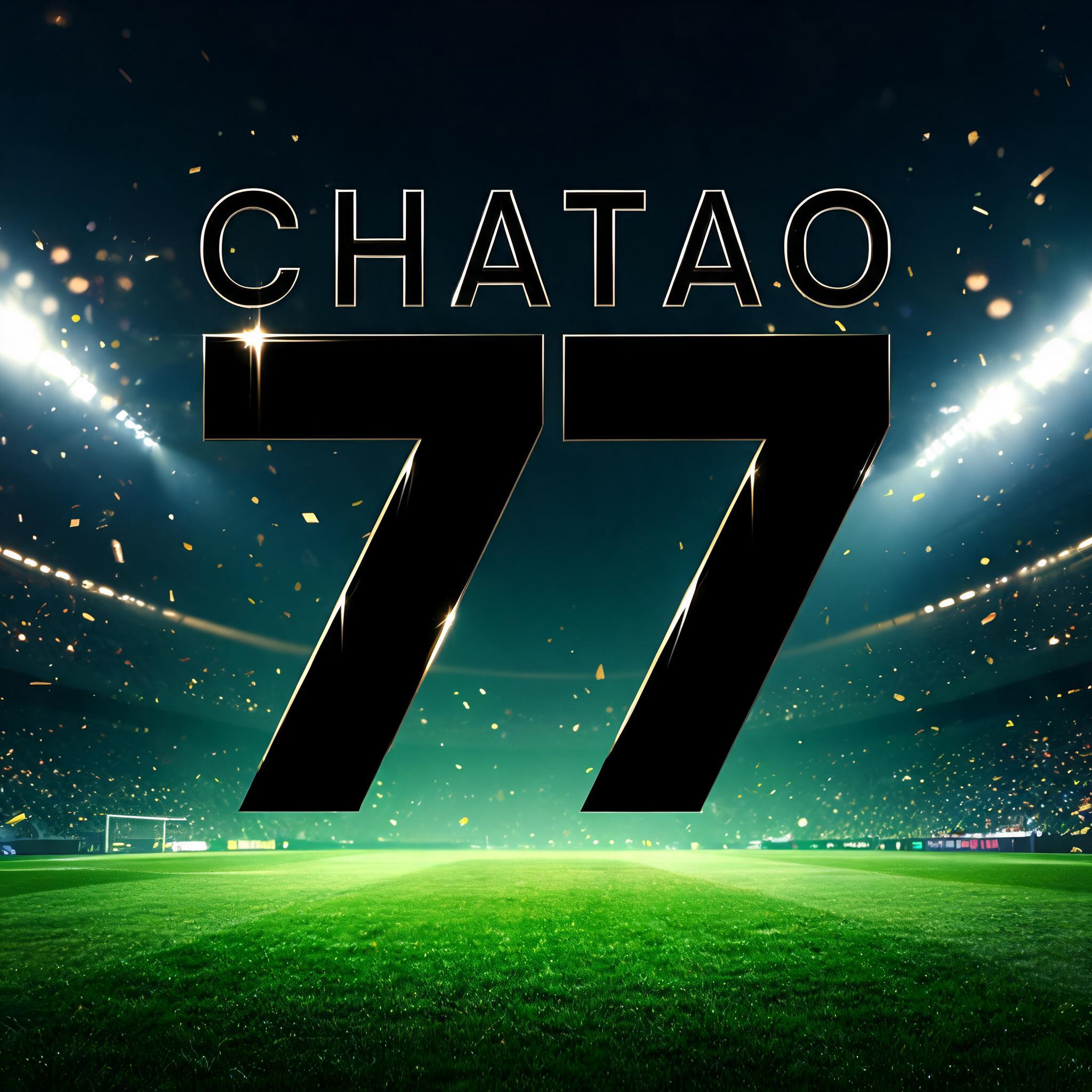 "CHATAO
77" — Sports Football | AI Text Effect Generator