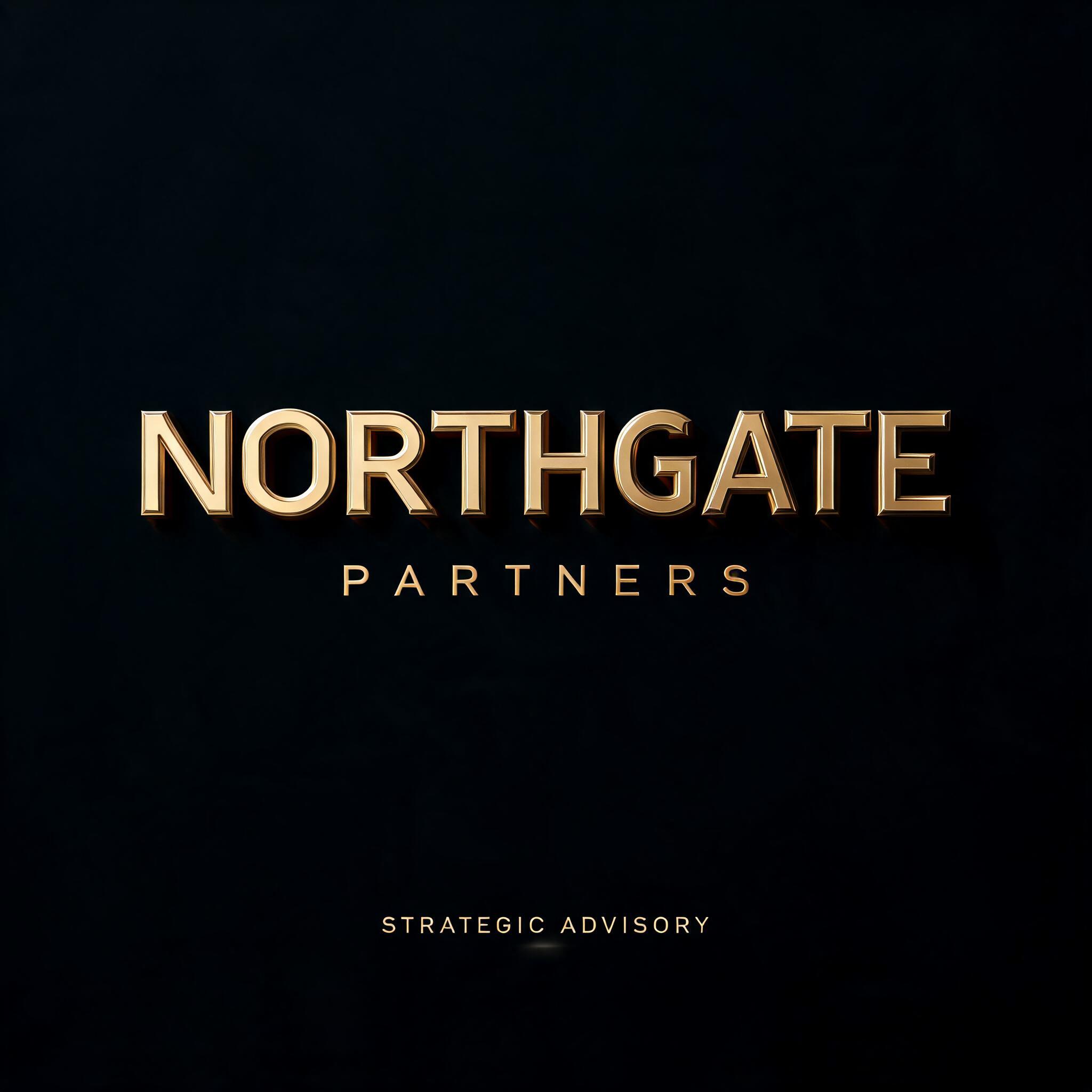 "Make me a gold logo for my consultancy Northgate Partners" — 3d Bold Gold | AI Text Effect Generator