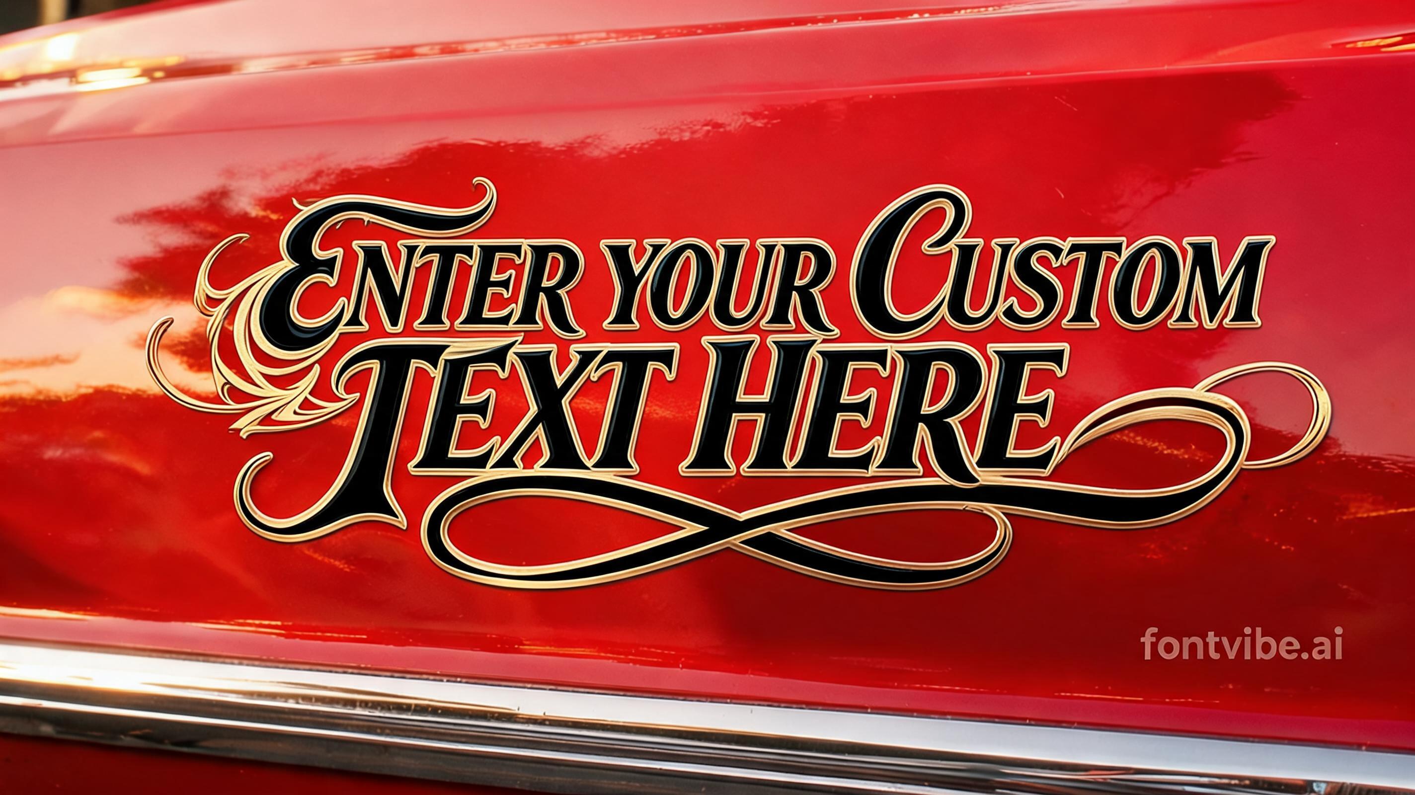 "ENTER YOUR CUSTOM TEXT HERE" — Chicano | AI Text Effect Generator