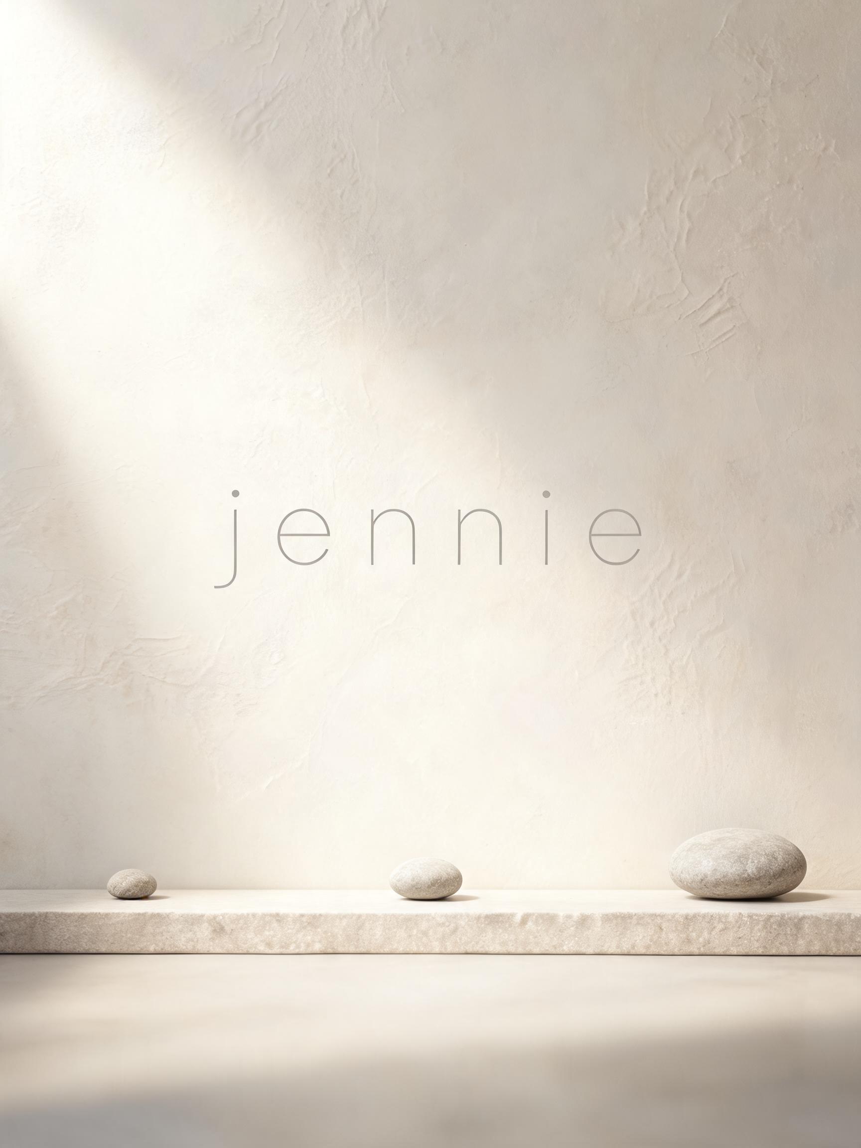 "jennie" —  | AI Text Effect Generator