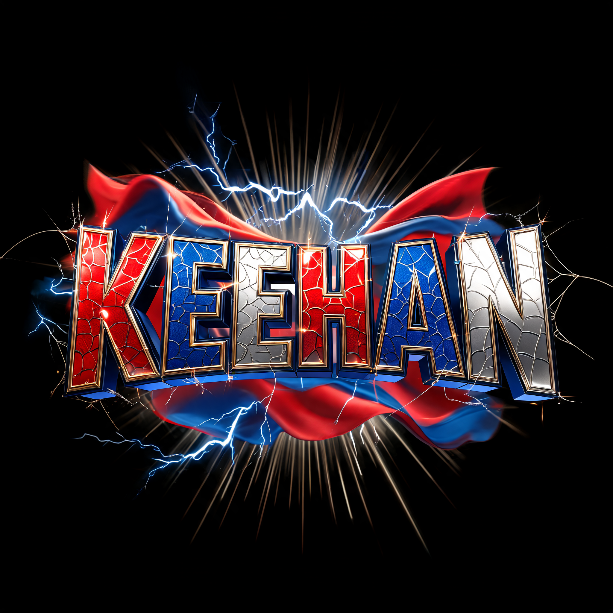 "KEEHAN" — Spider Hero | AI Text Effect Generator