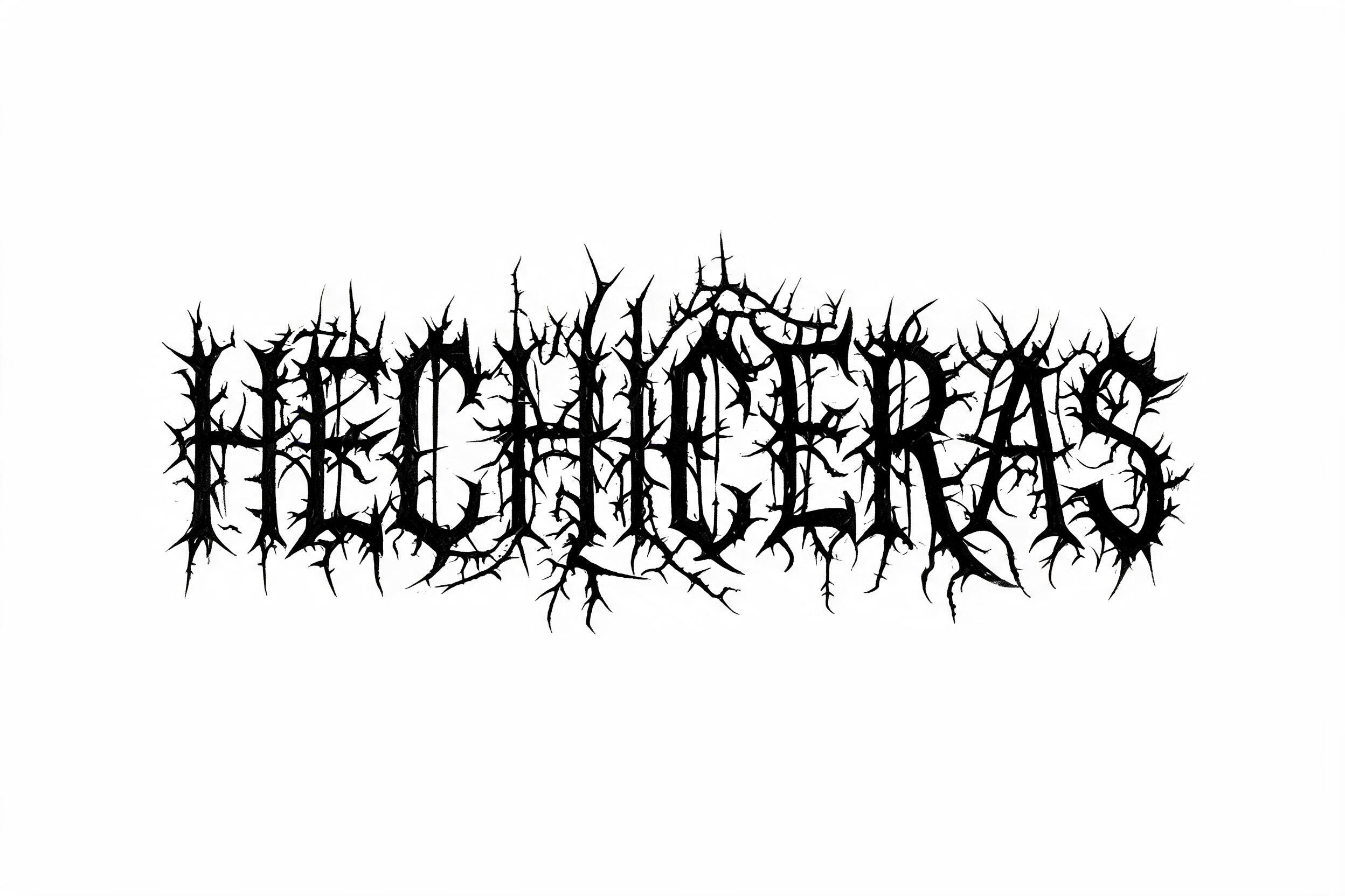 "HECHICERAS" — Gothic Font | AI Text Effect Generator