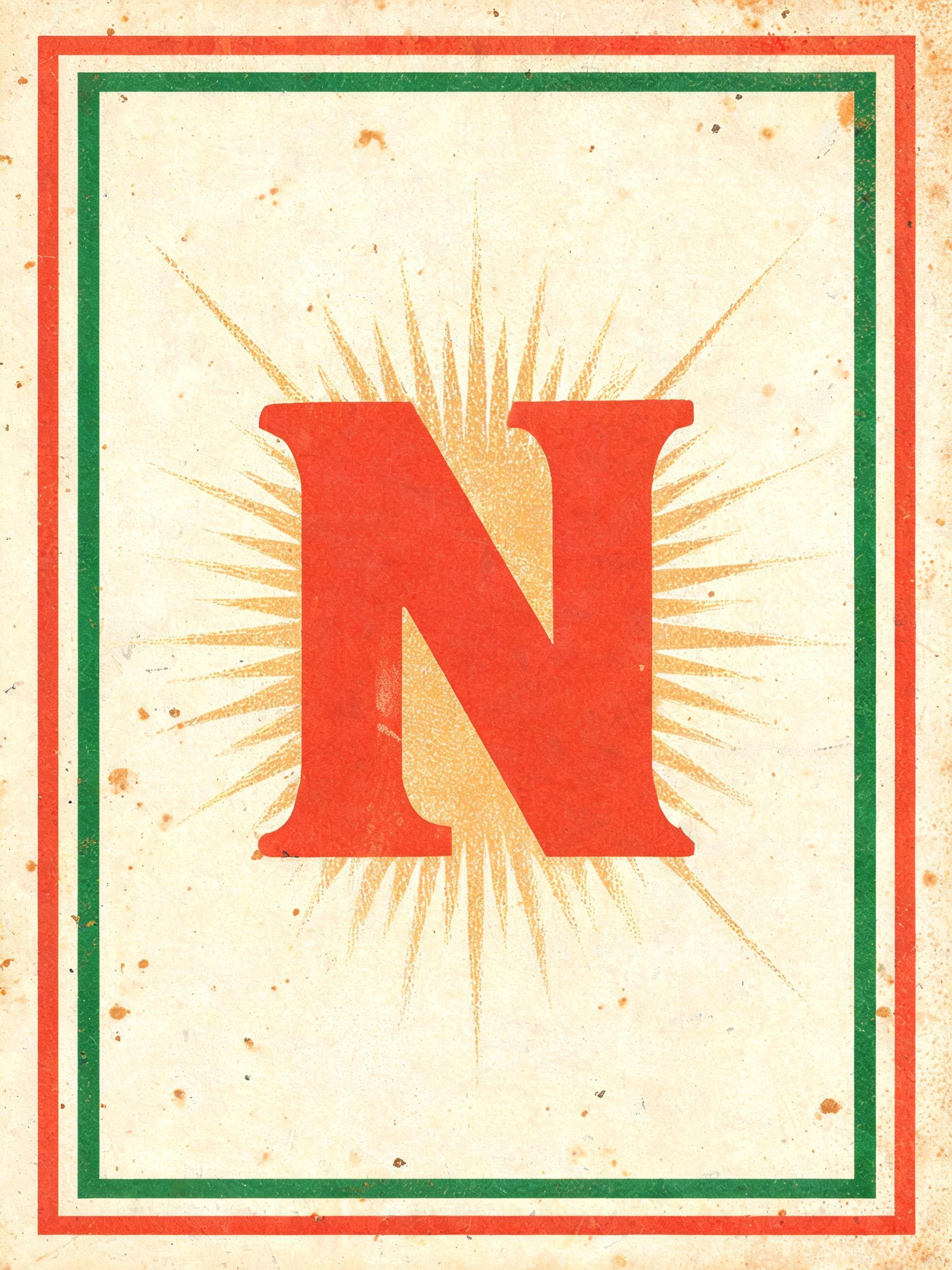 "N" —  | AI Text Effect Generator
