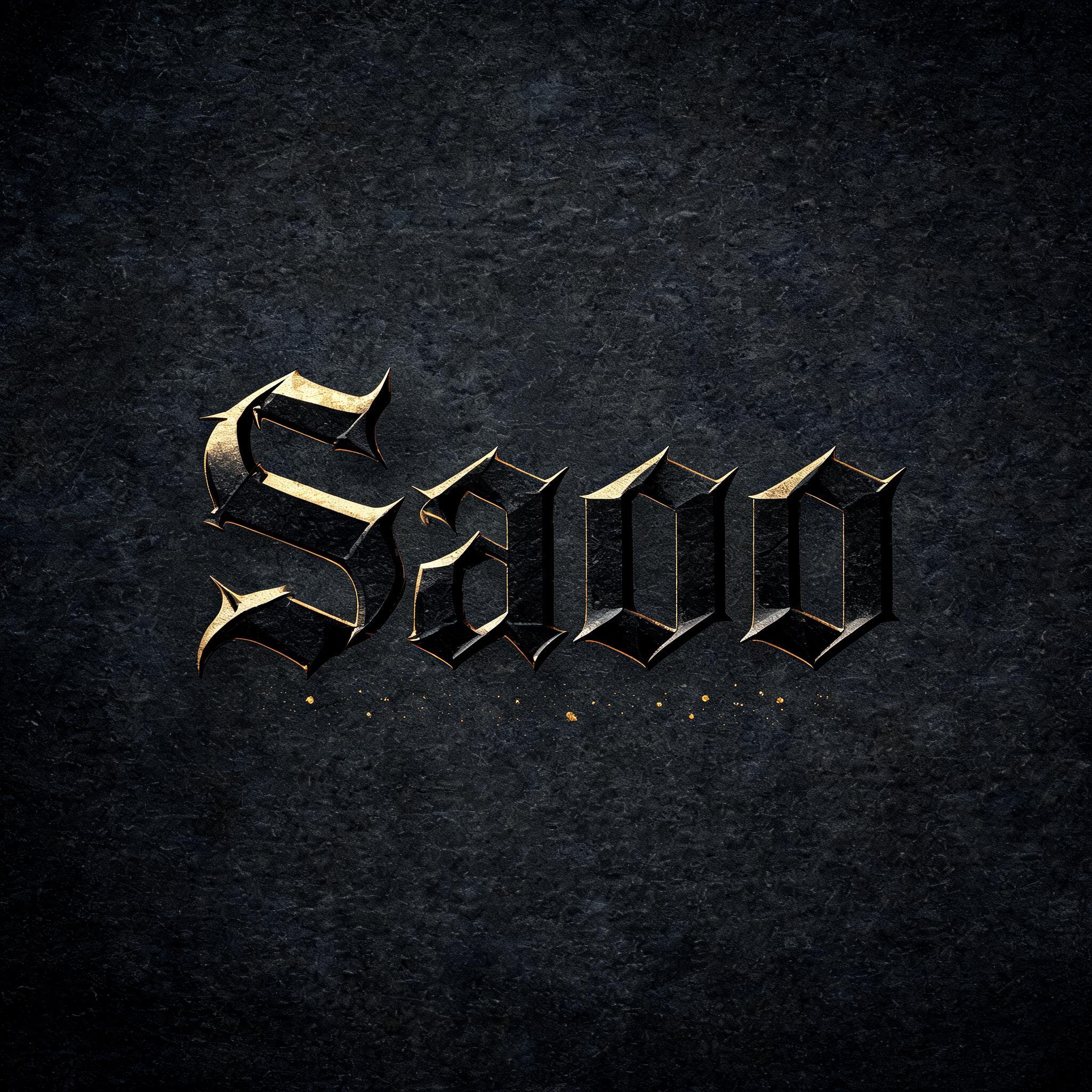 "Saoo" — Gothic Font | AI Text Effect Generator