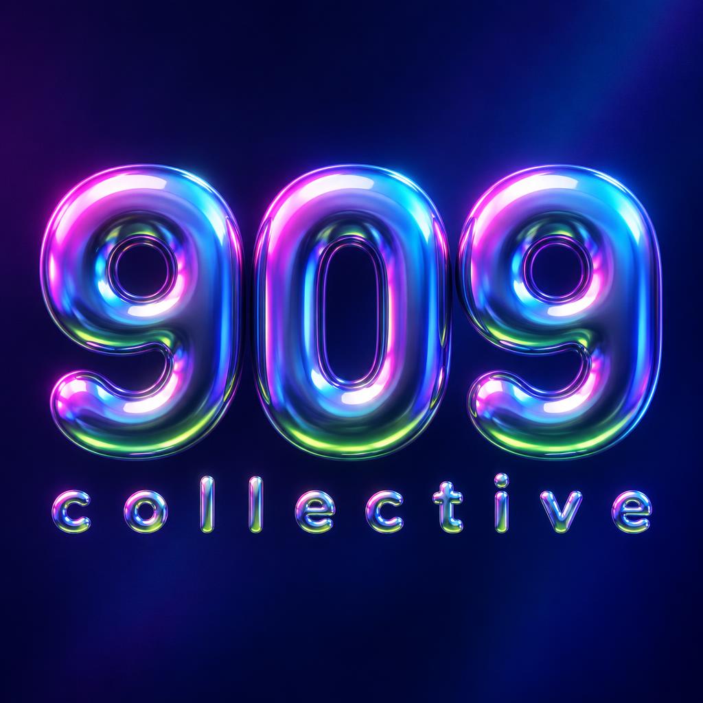 "909 collective" — Y2k | AI Text Effect Generator