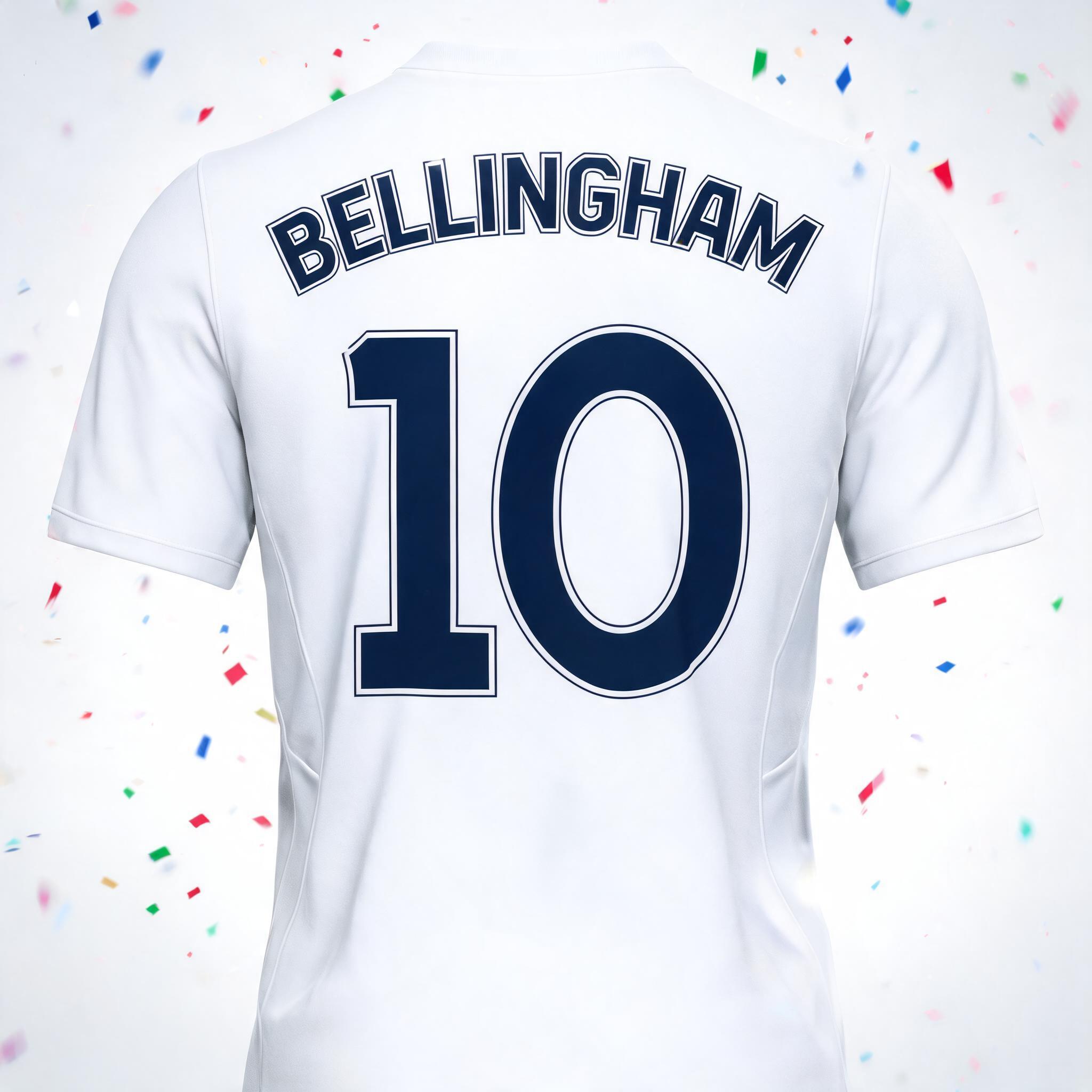 "BELLINGHAM 
10" — Sports Football | AI Text Effect Generator